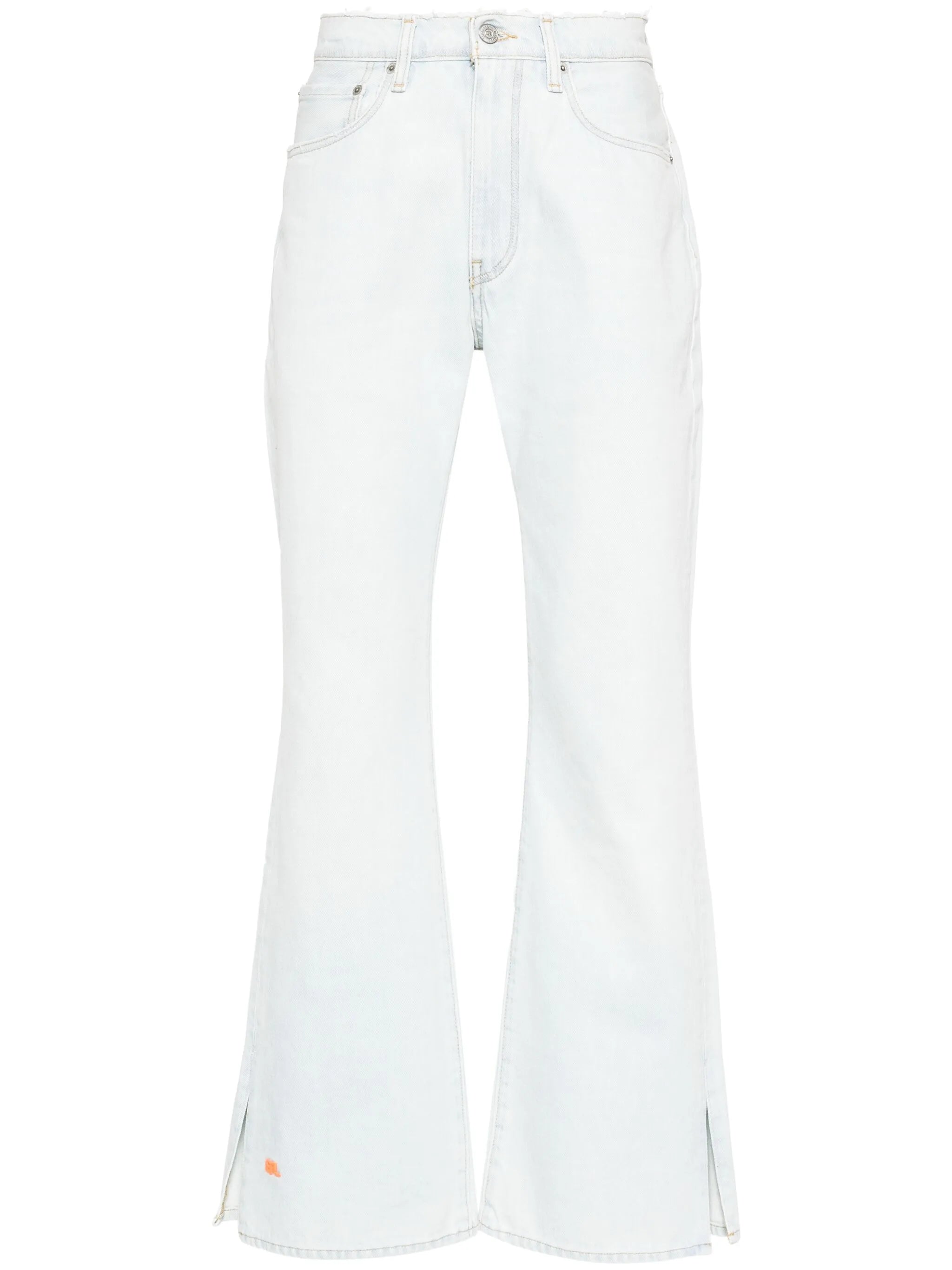 x Levi's logo-embroidered jeans