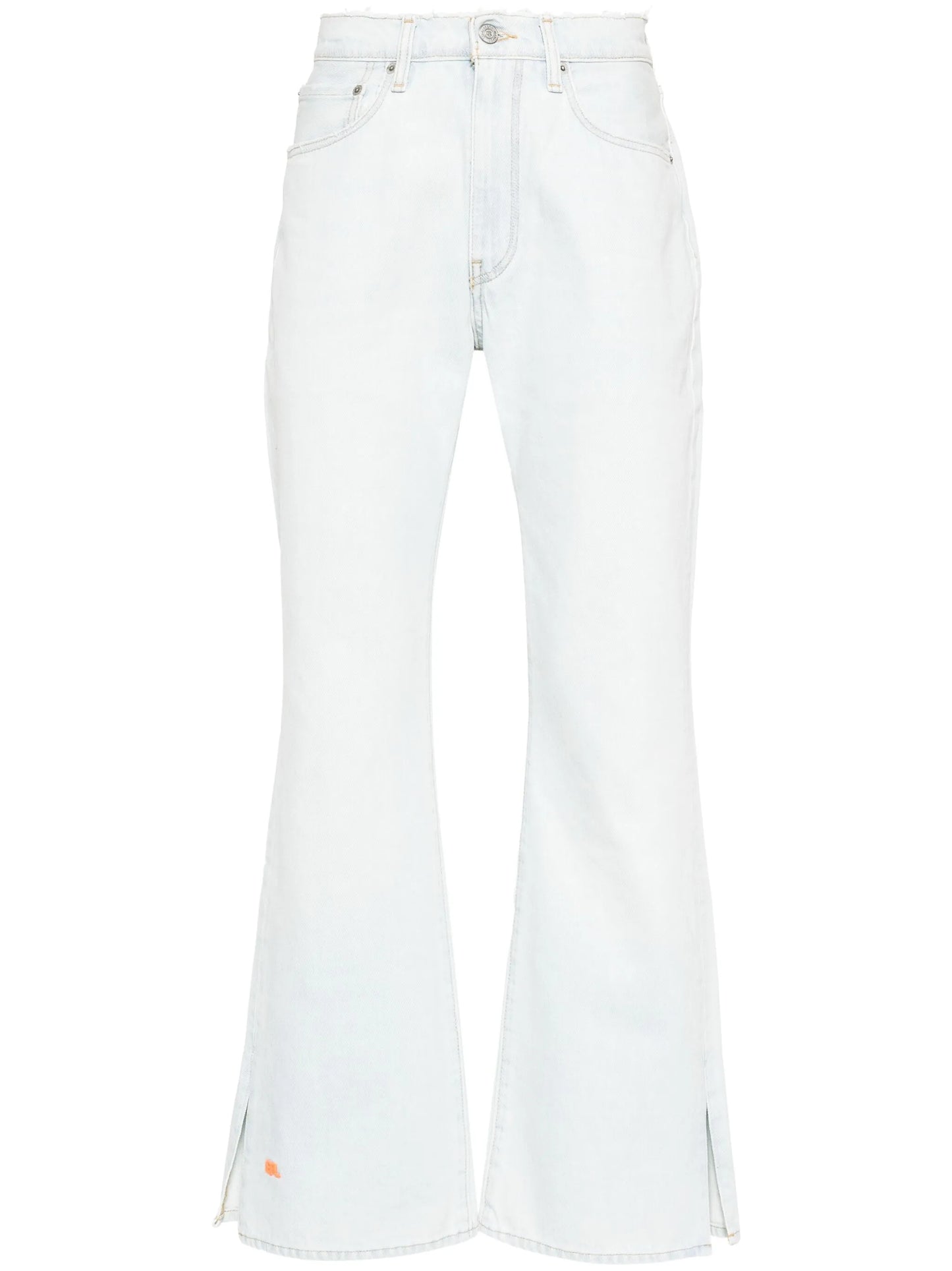 x Levi's logo-embroidered jeans