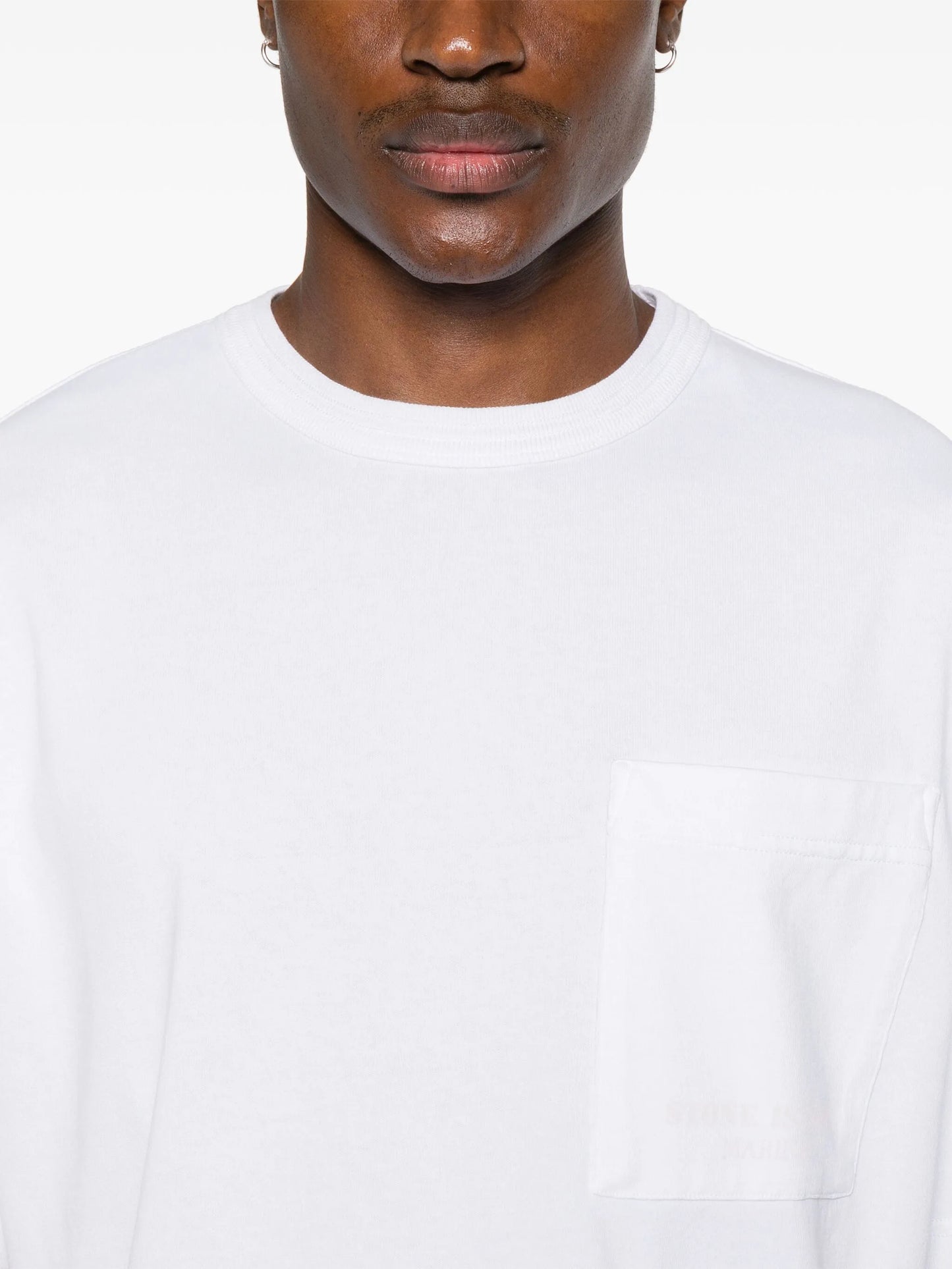 logo-print jersey T-shirt