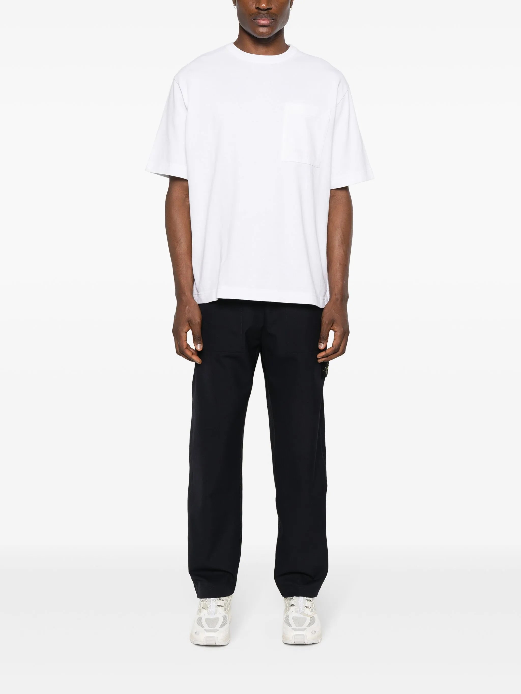 logo-print jersey T-shirt