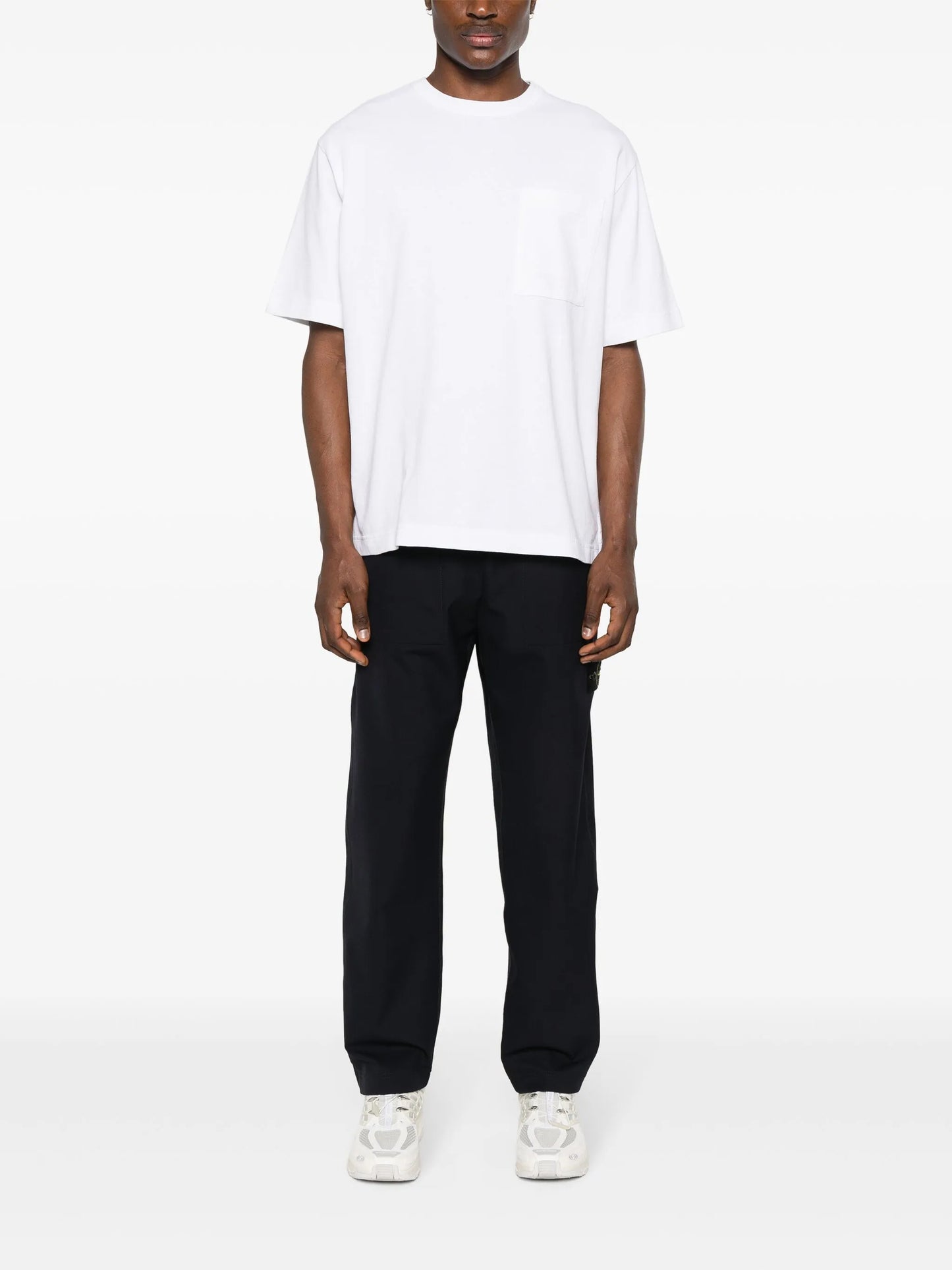 logo-print jersey T-shirt