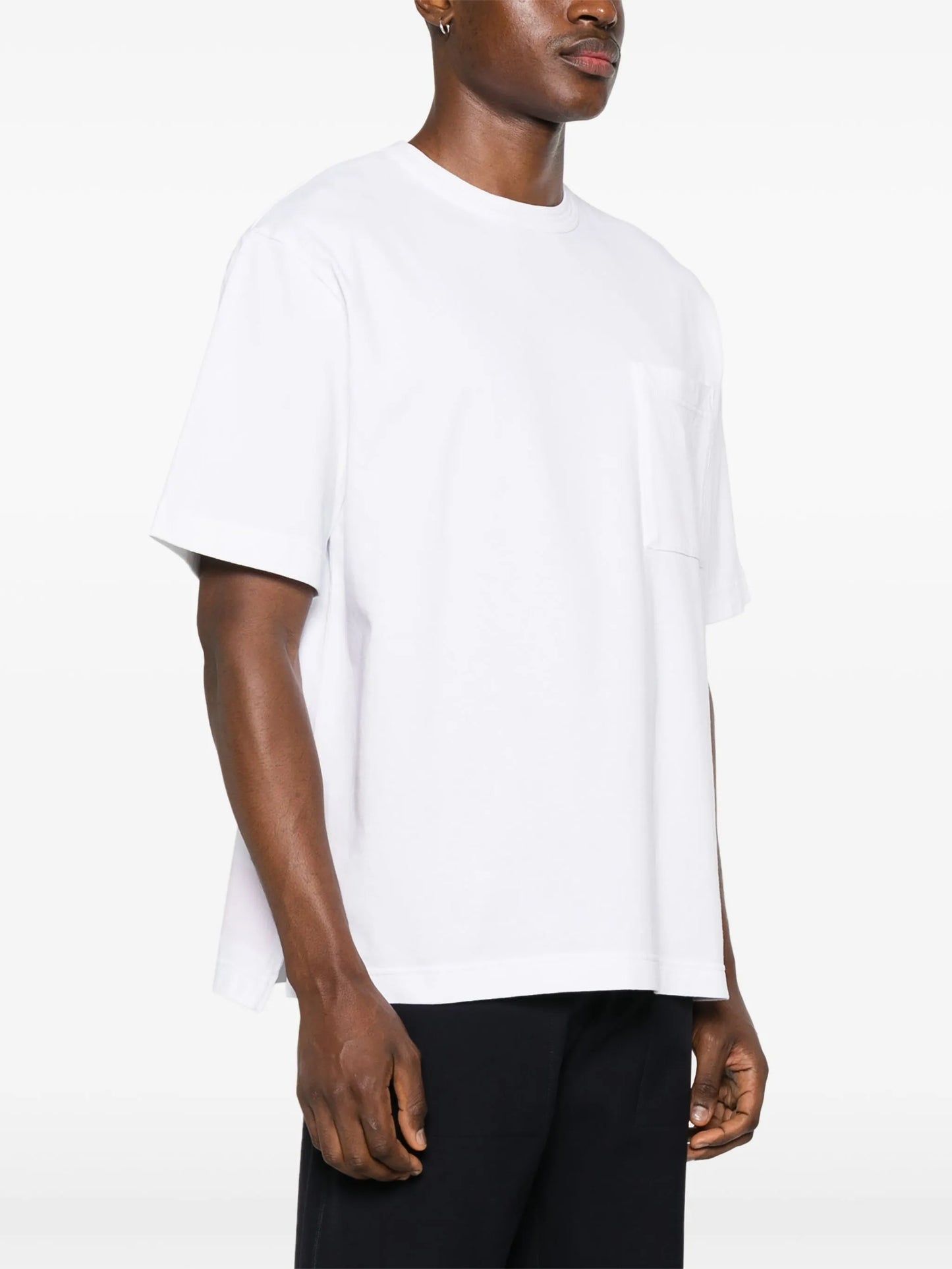 logo-print jersey T-shirt