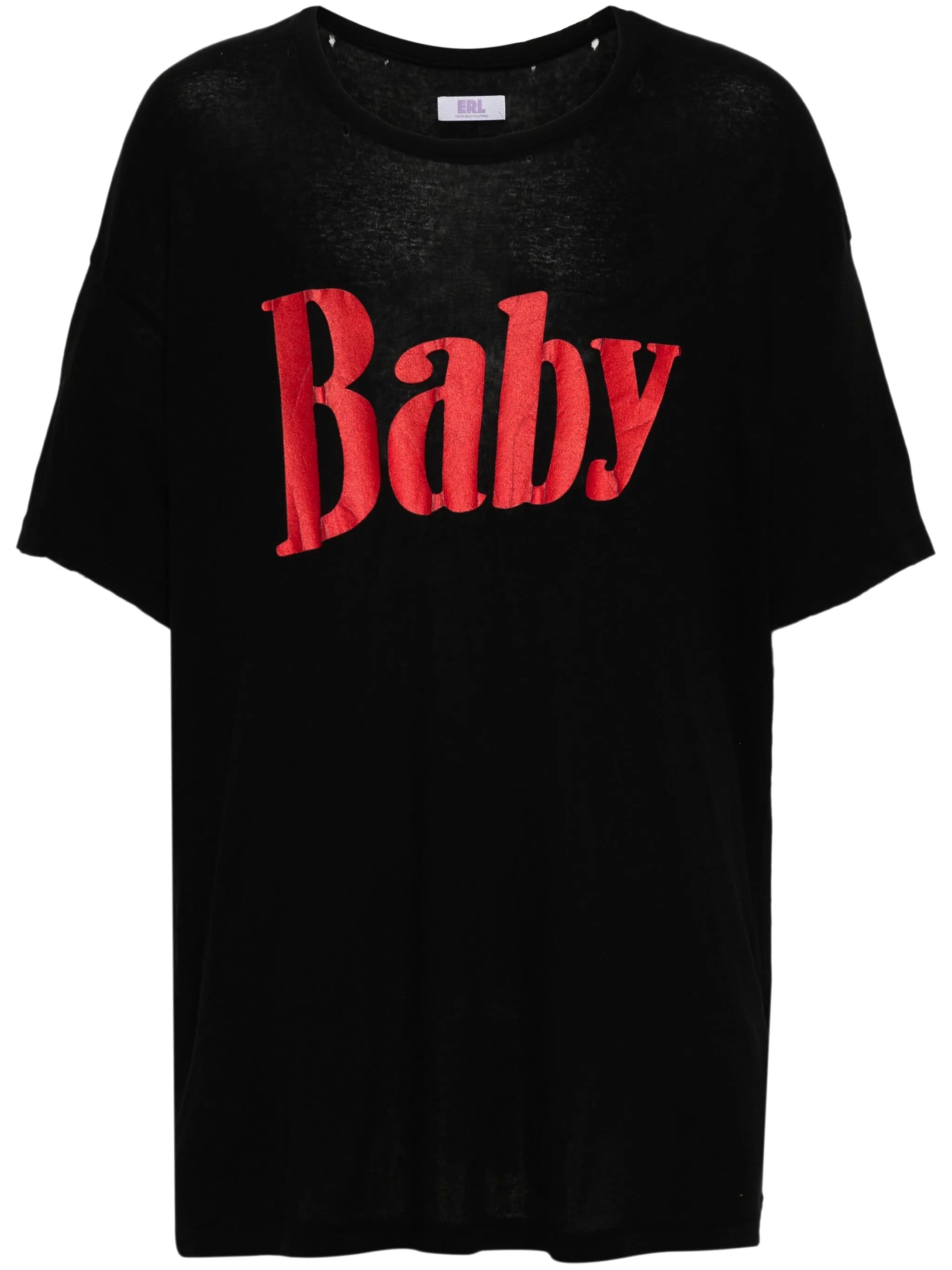 slogan-print cotton T-shirt
