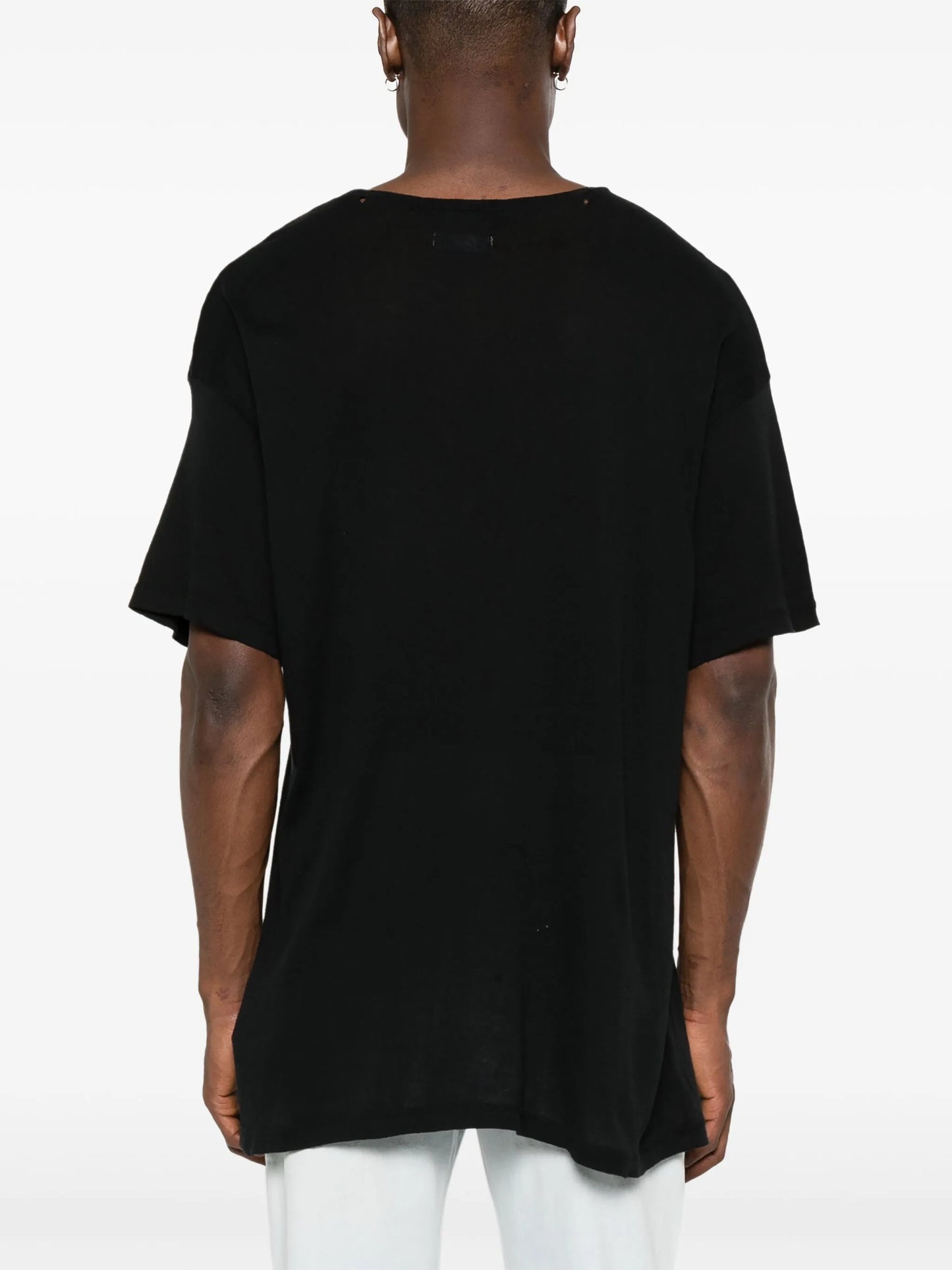 slogan-print cotton T-shirt