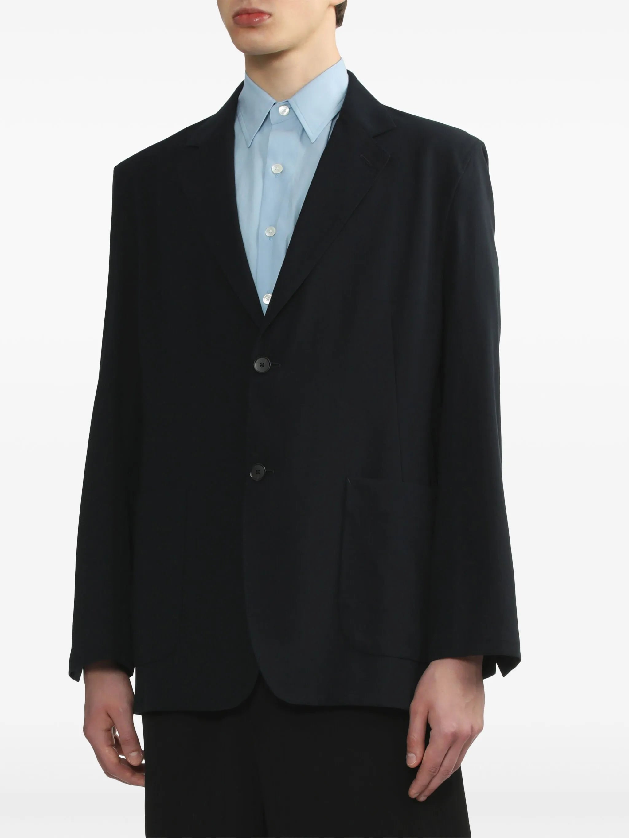 single-breasted blazer