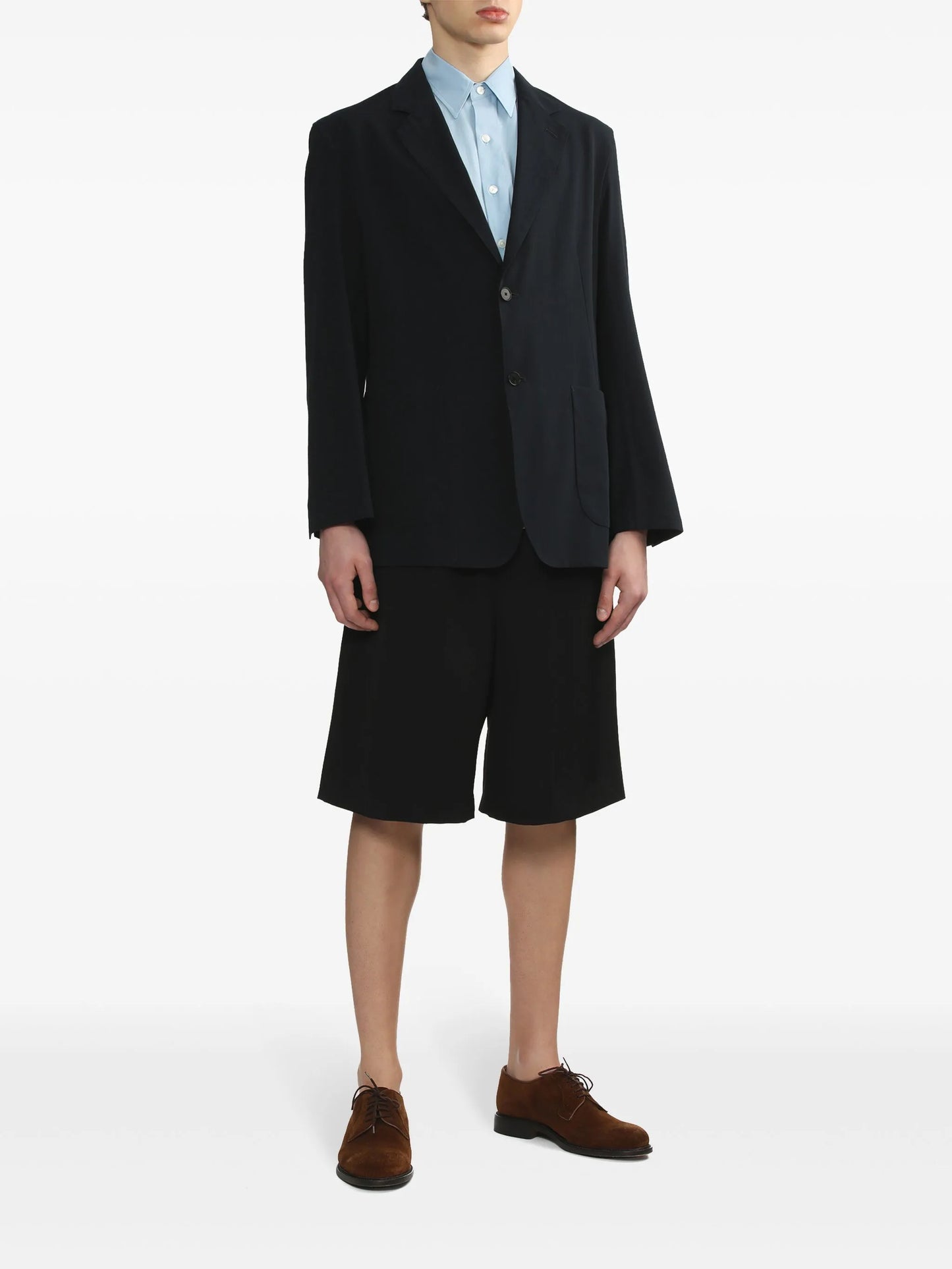 single-breasted blazer