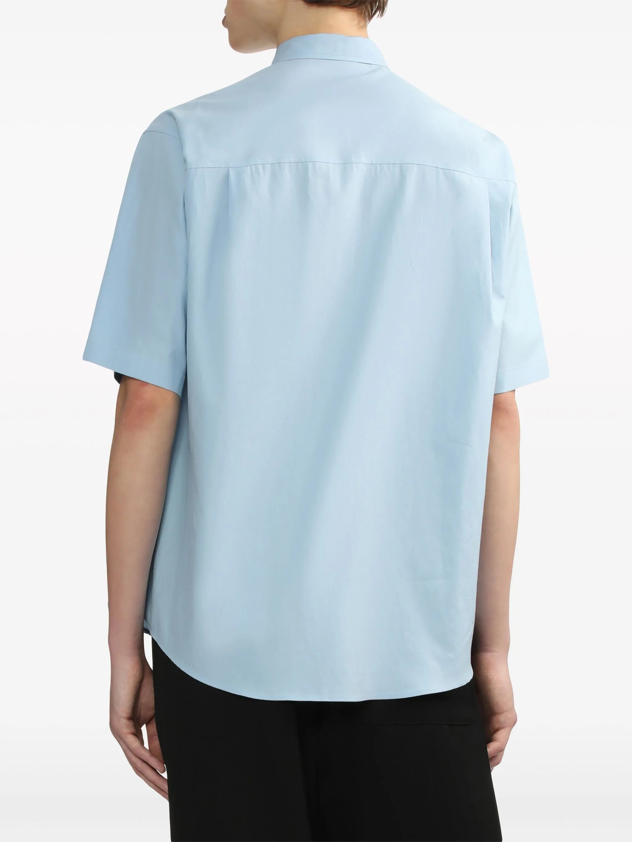 short-sleeved cotton shirt