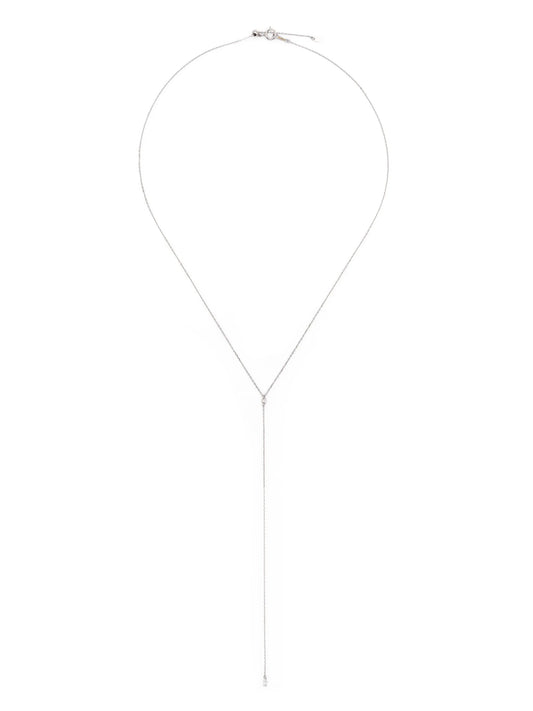 18kt white gold Danaé diamond necklace