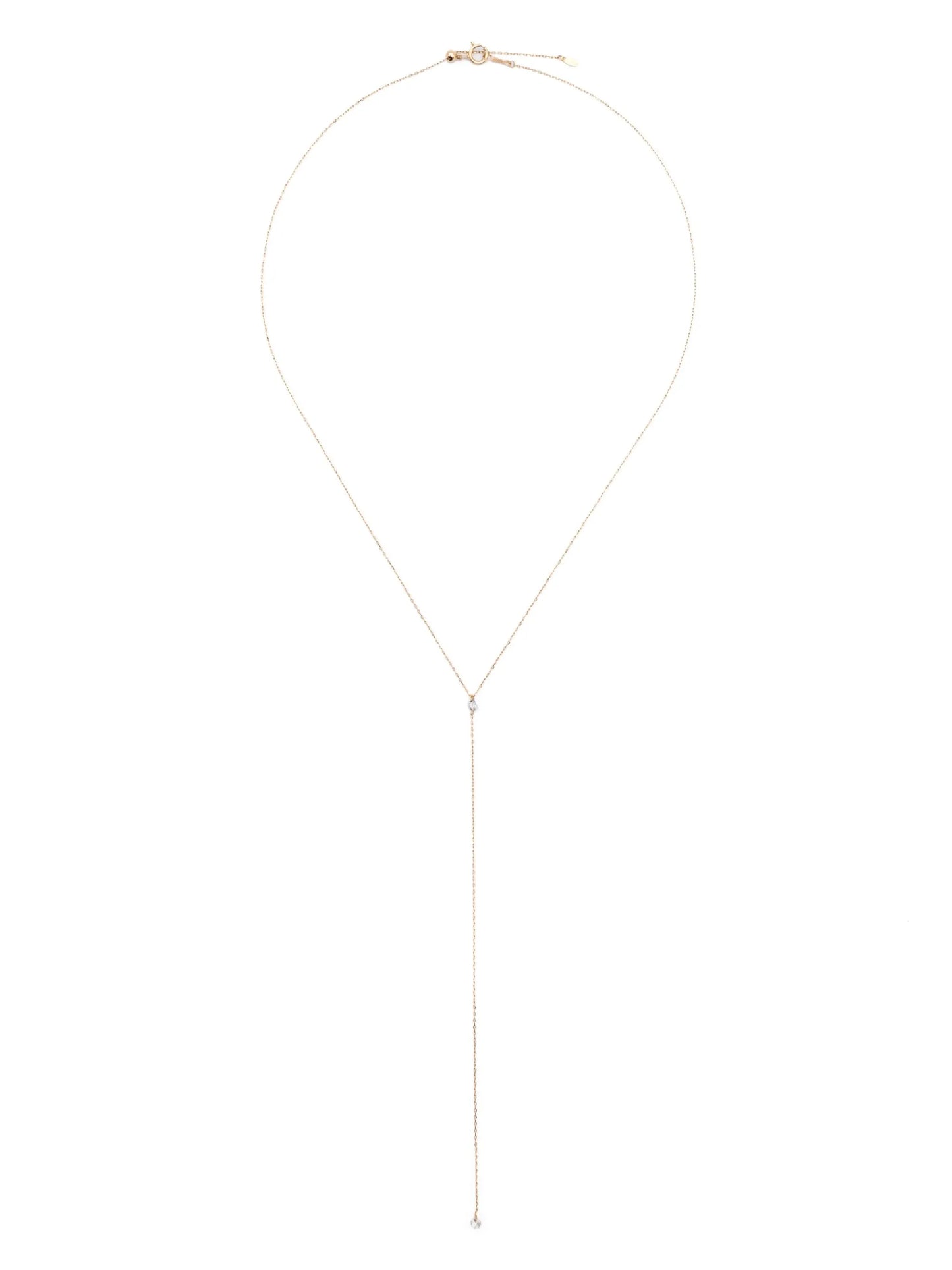 18kt yellow gold mini Danaé diamond necklace