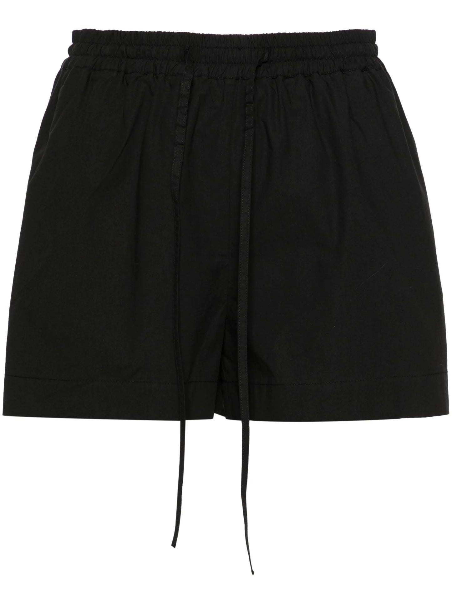 mid-rise organic cotton shorts