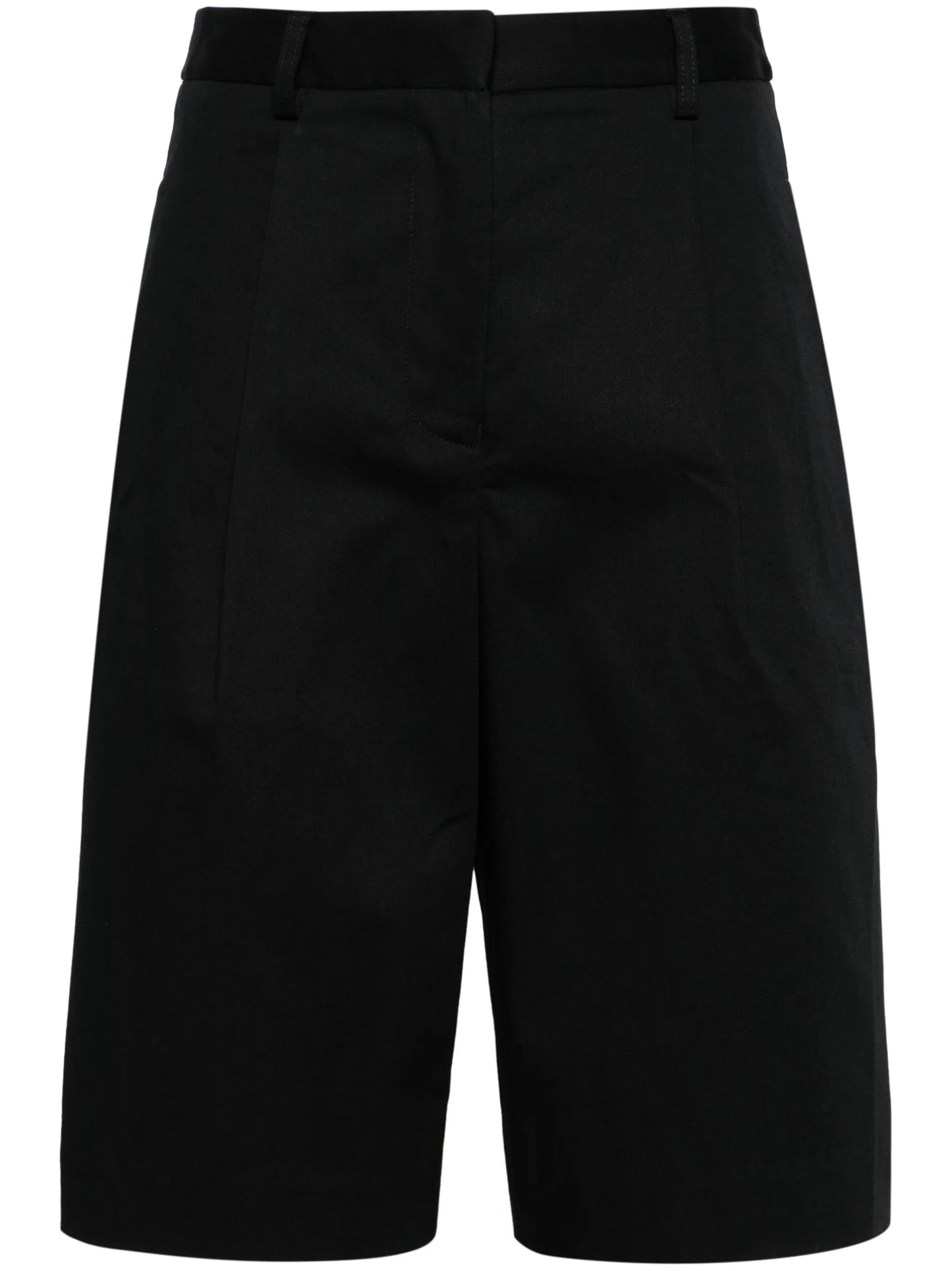 high-waist chino shorts