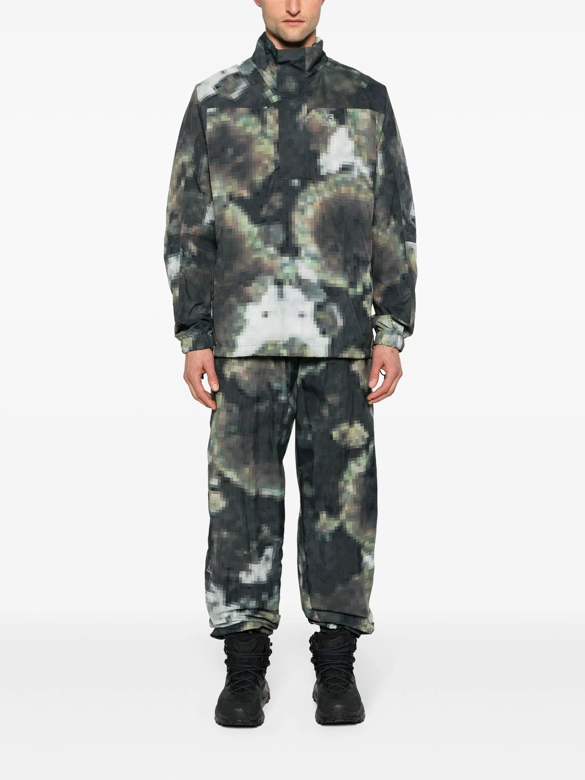 Laugardalur tundra-print trousers