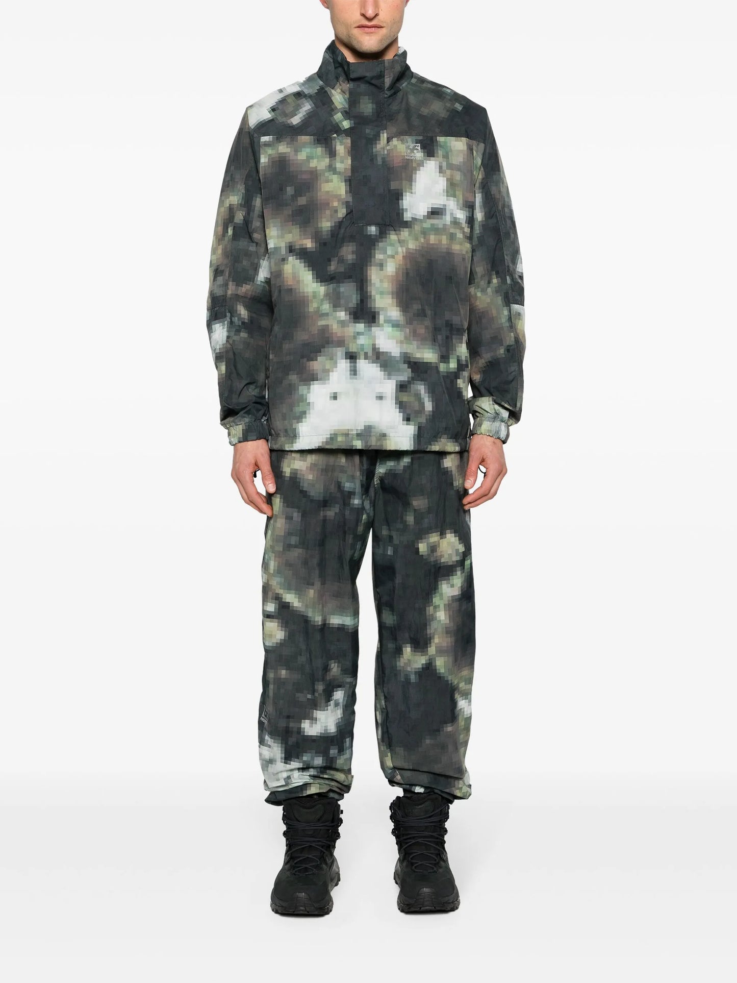 Laugardalur tundra-print trousers