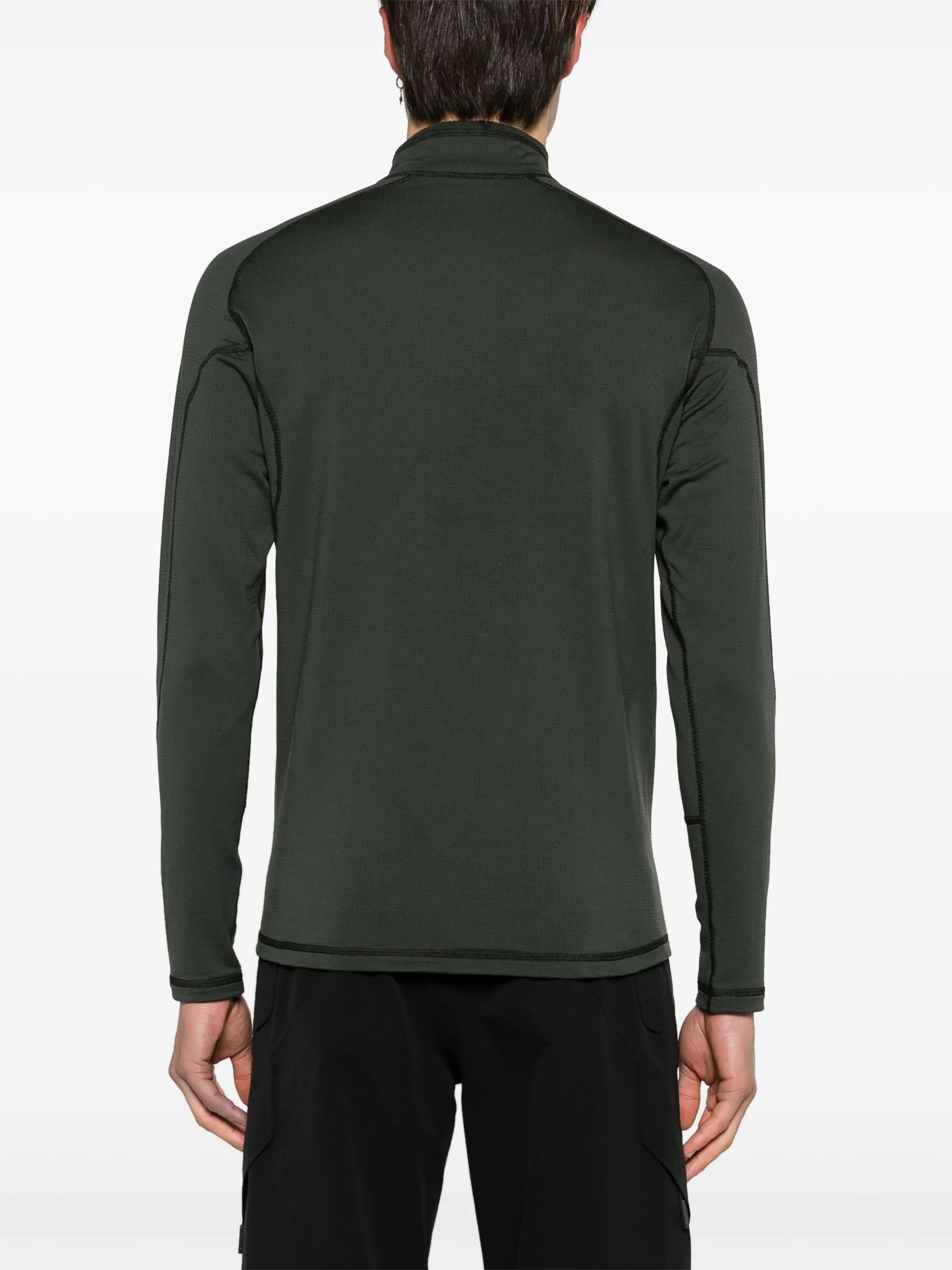 Grettir zipped performance T-shirt
