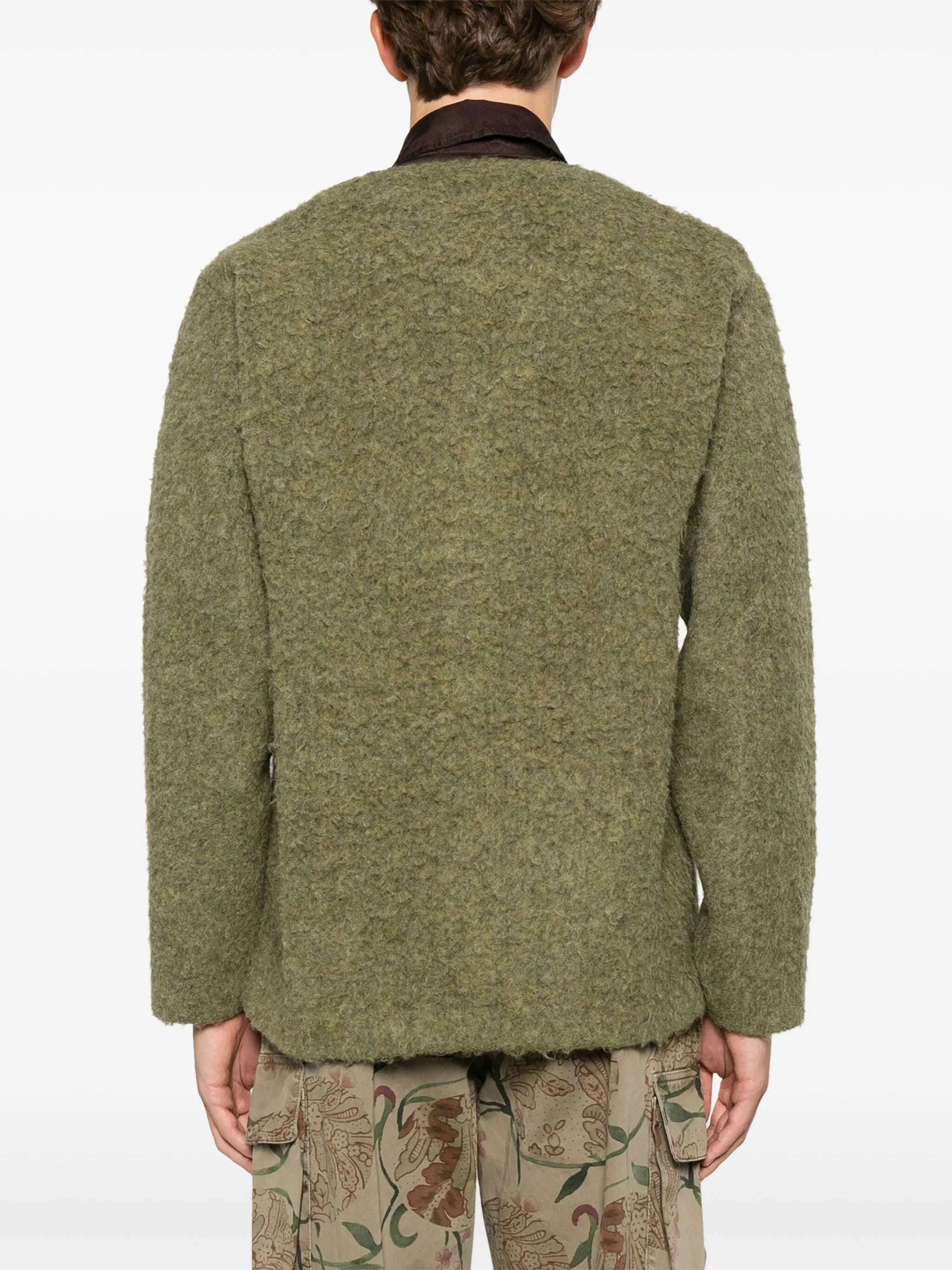 brushed cardigan