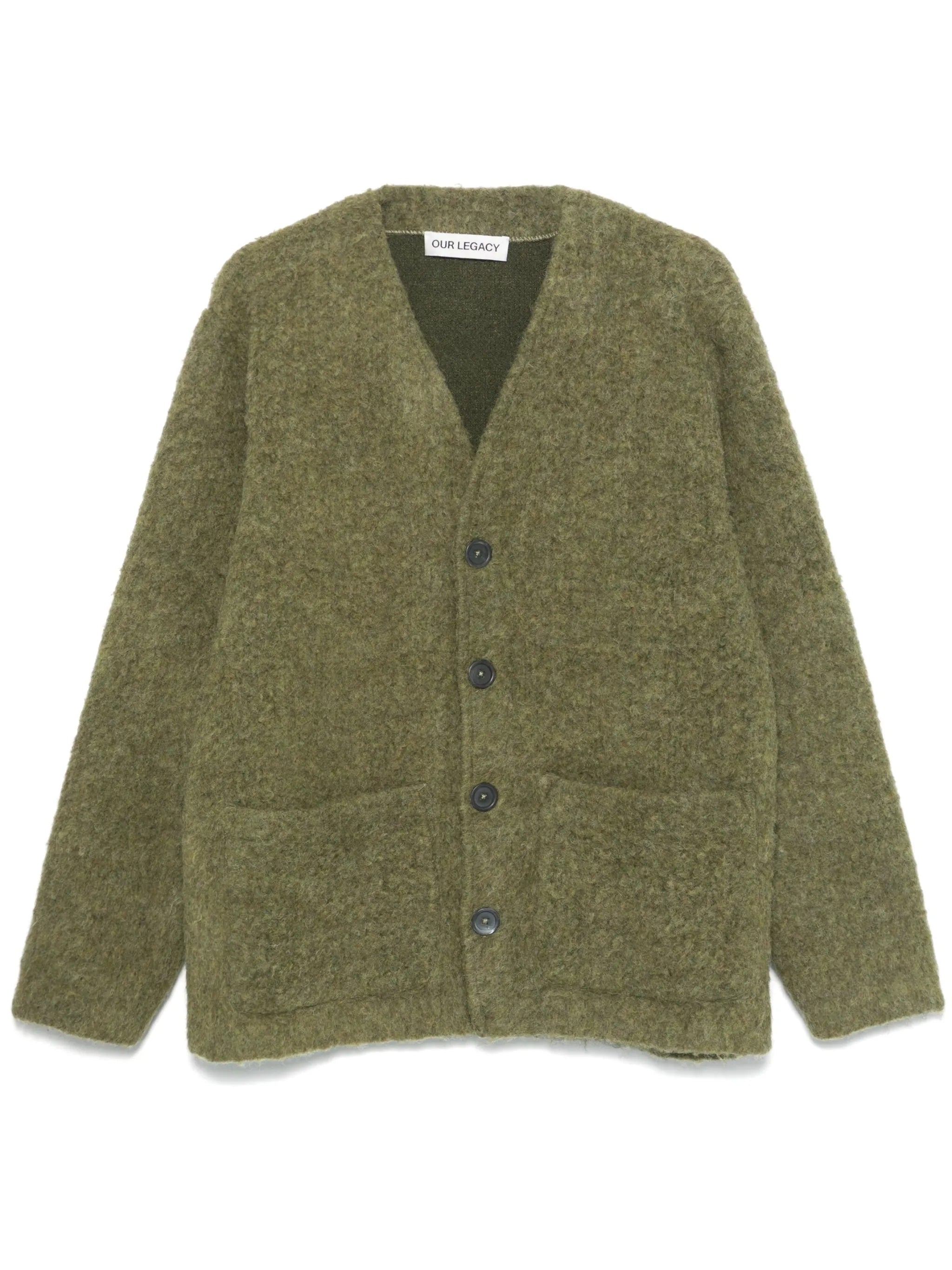 brushed cardigan