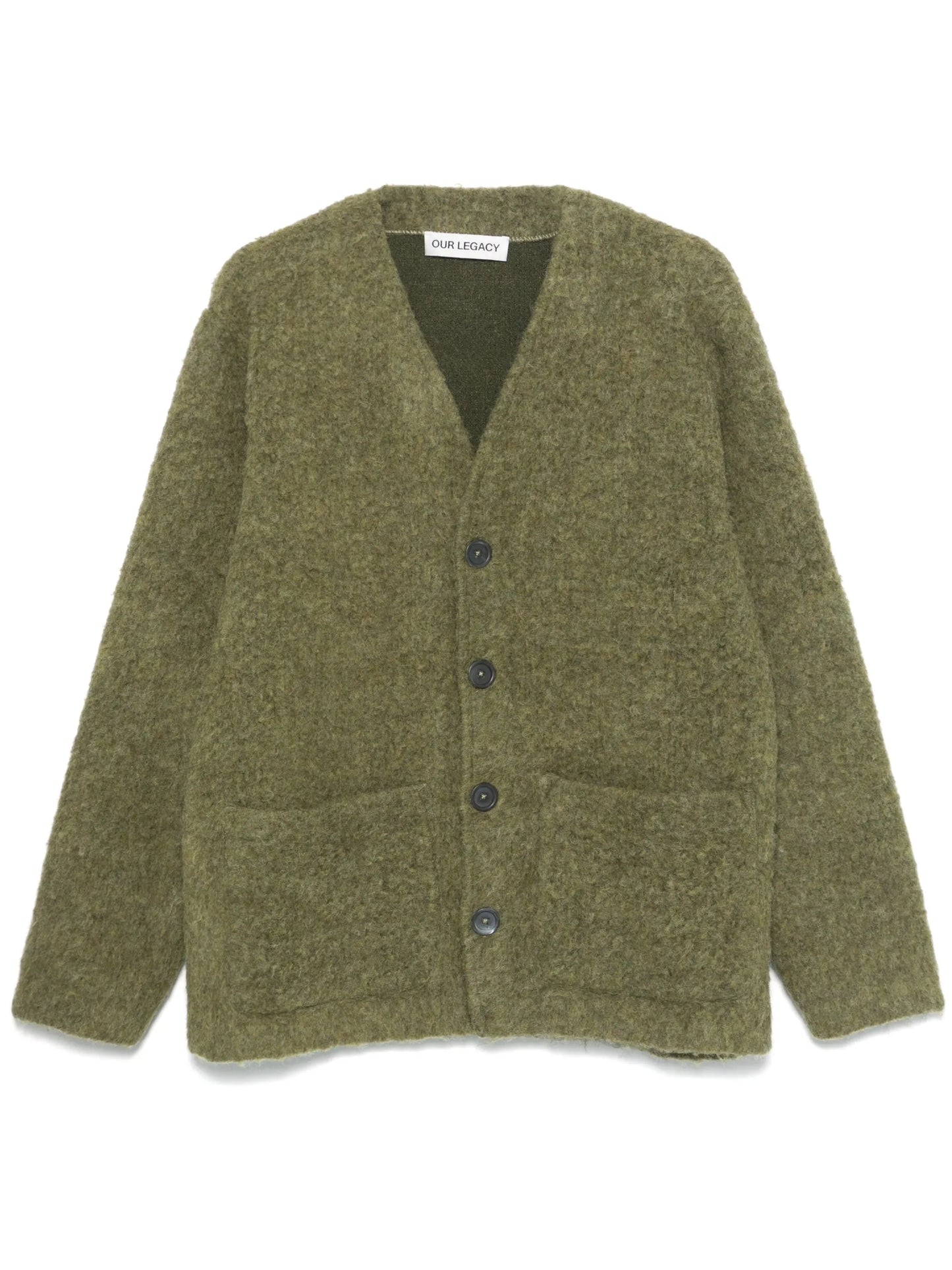 brushed cardigan