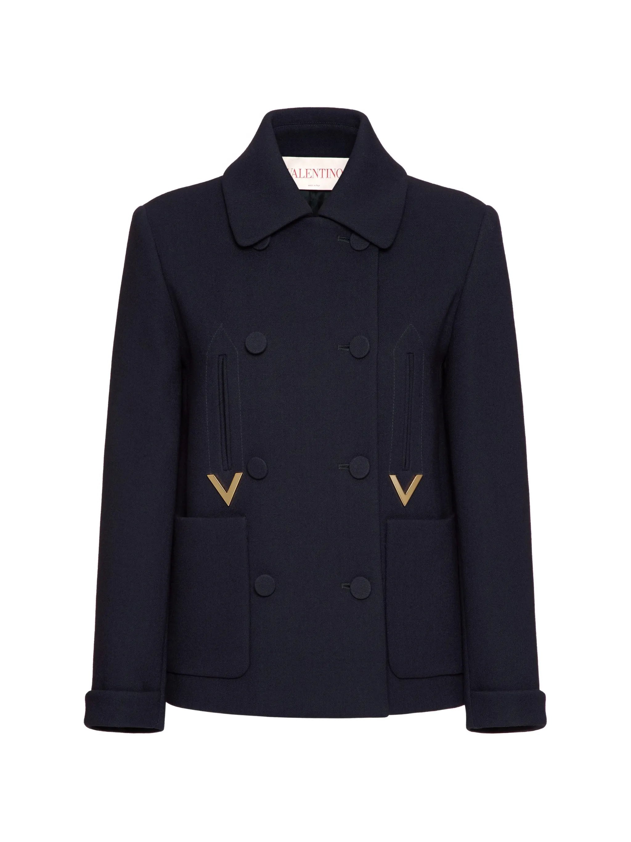 double-breasted coat