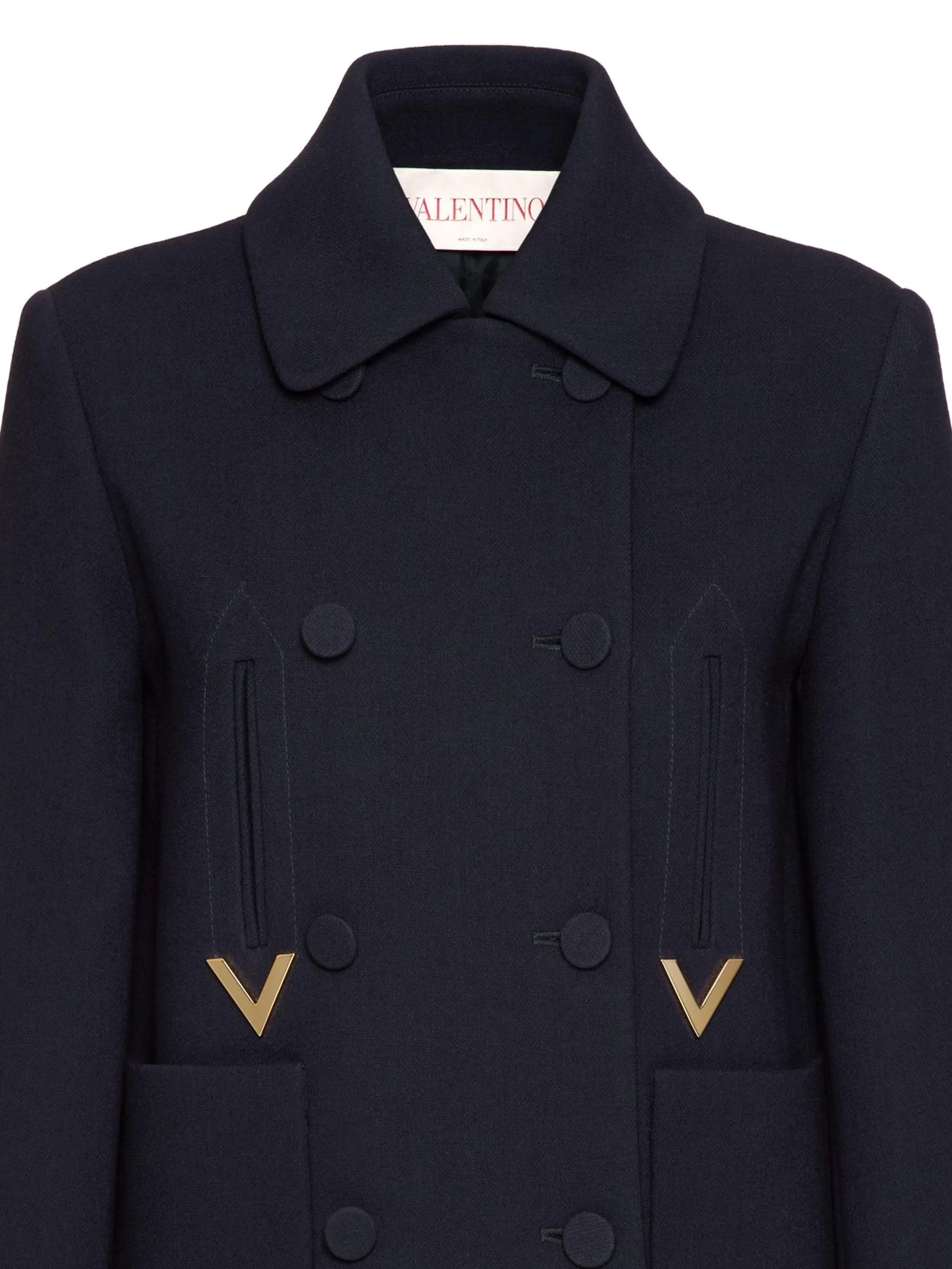 double-breasted coat