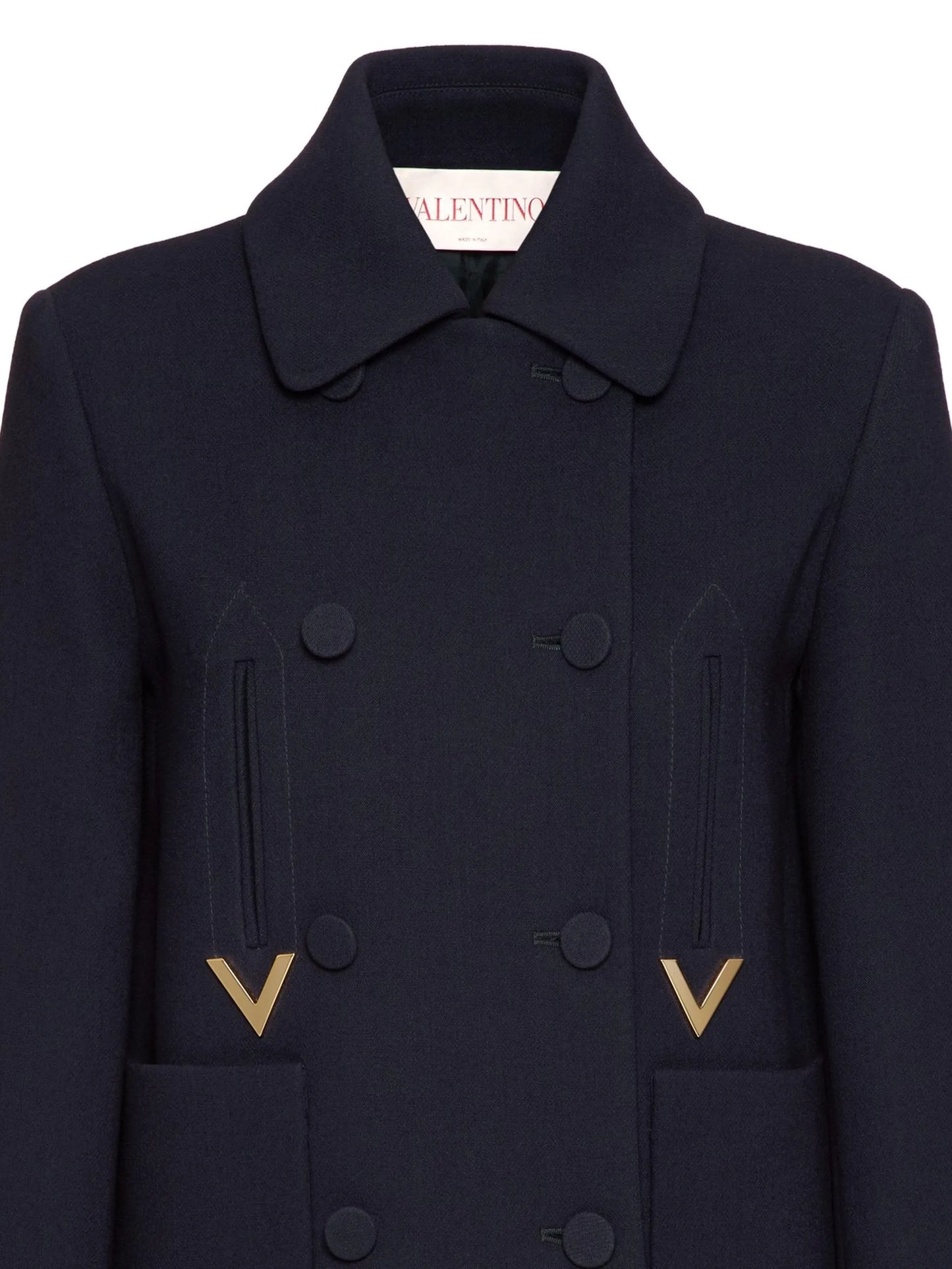 double-breasted coat