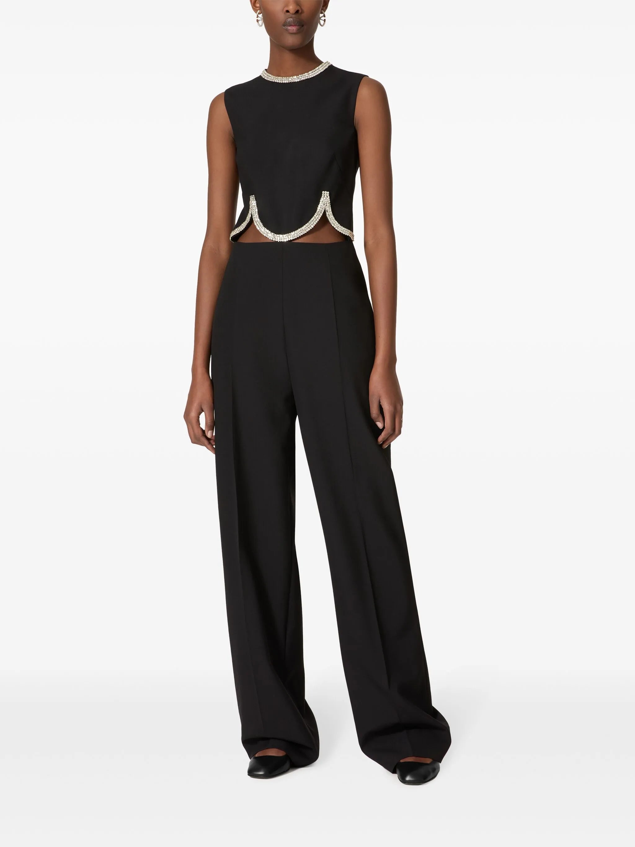 embroidered jumpsuit