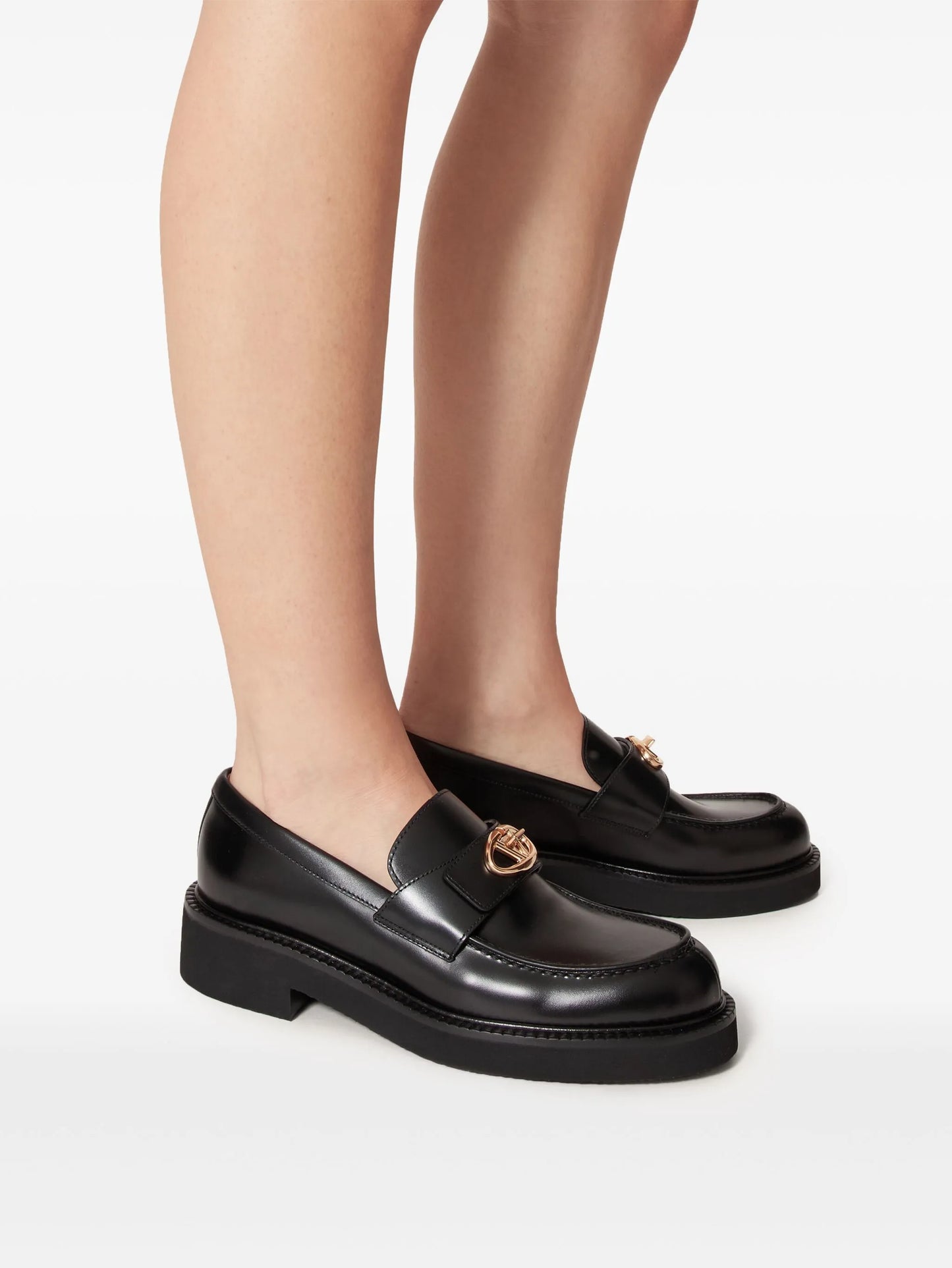 40mm Rockstud caged pumps