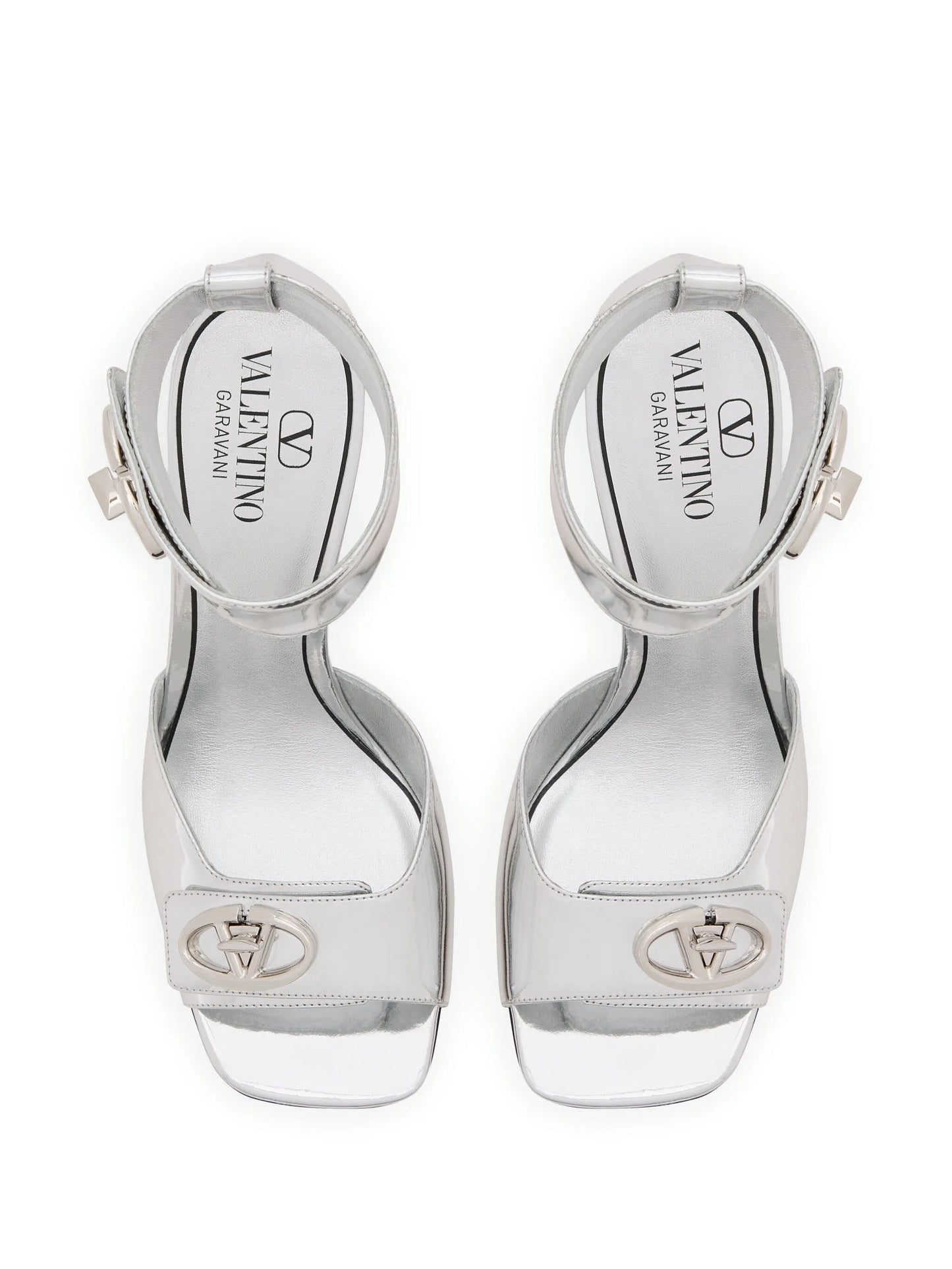 VLogo 100mm leather sandals
