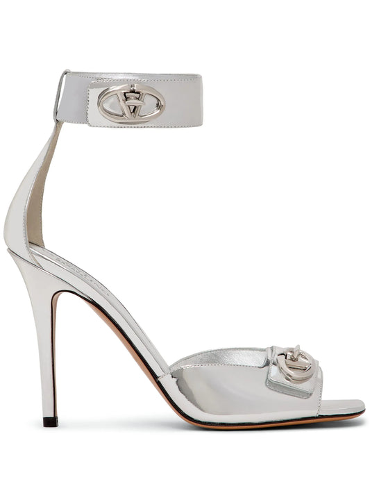 VLogo 100mm leather sandals