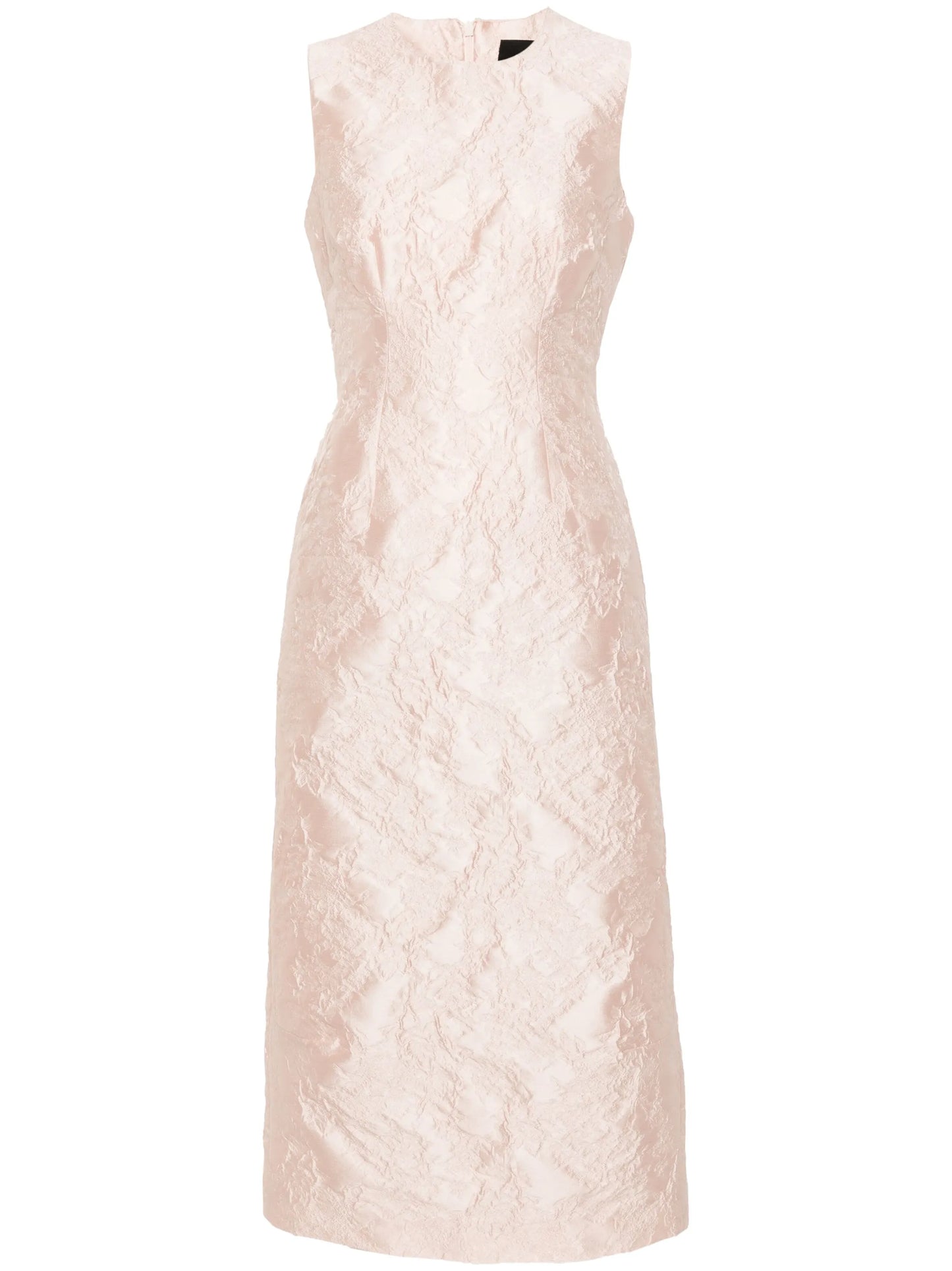 patterned midi dress