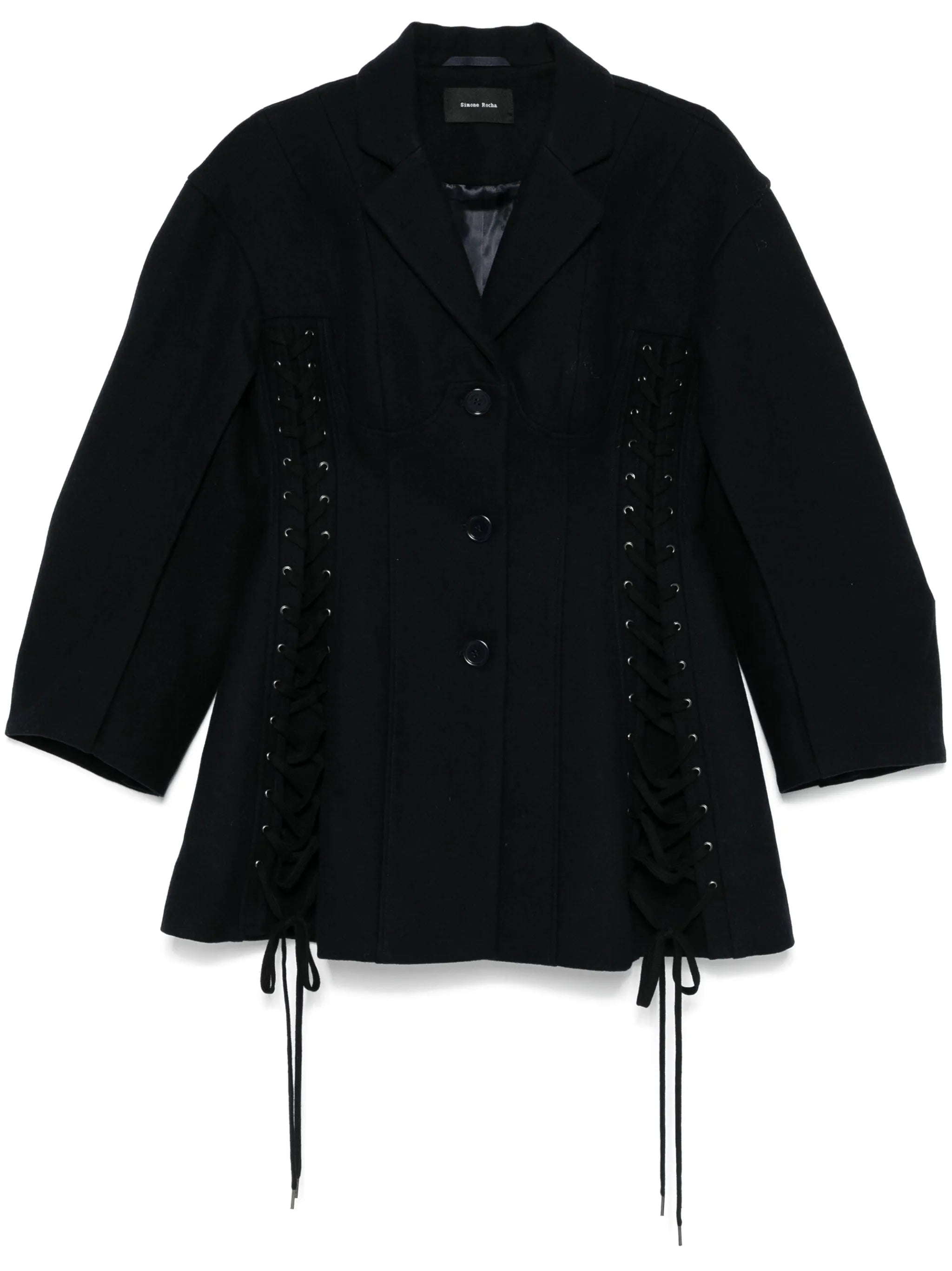 criss-cross straps jacket