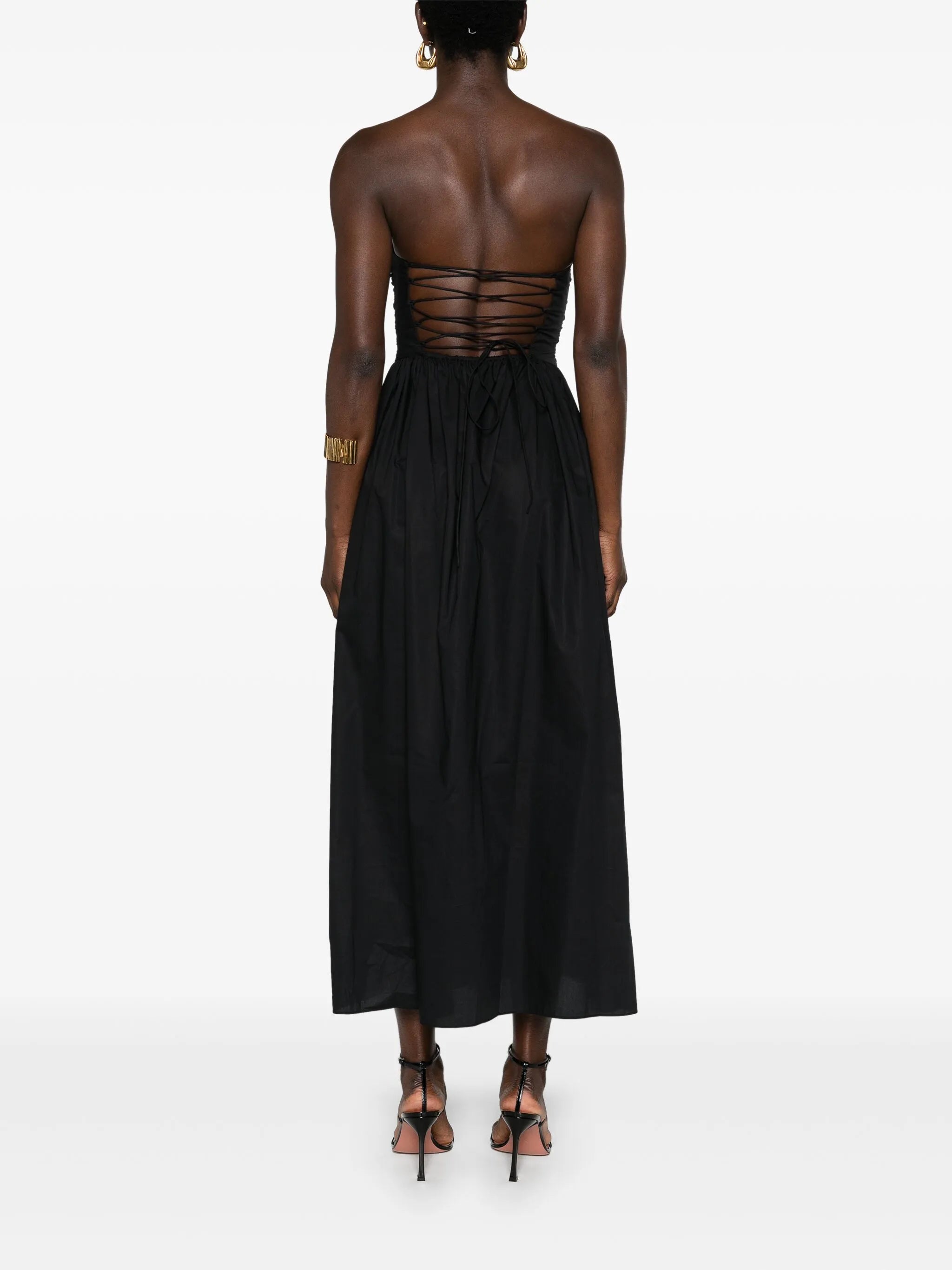 Aline strapless midi dress