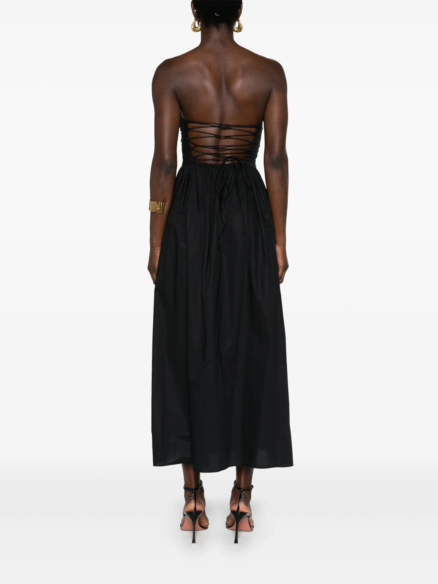 Aline strapless midi dress