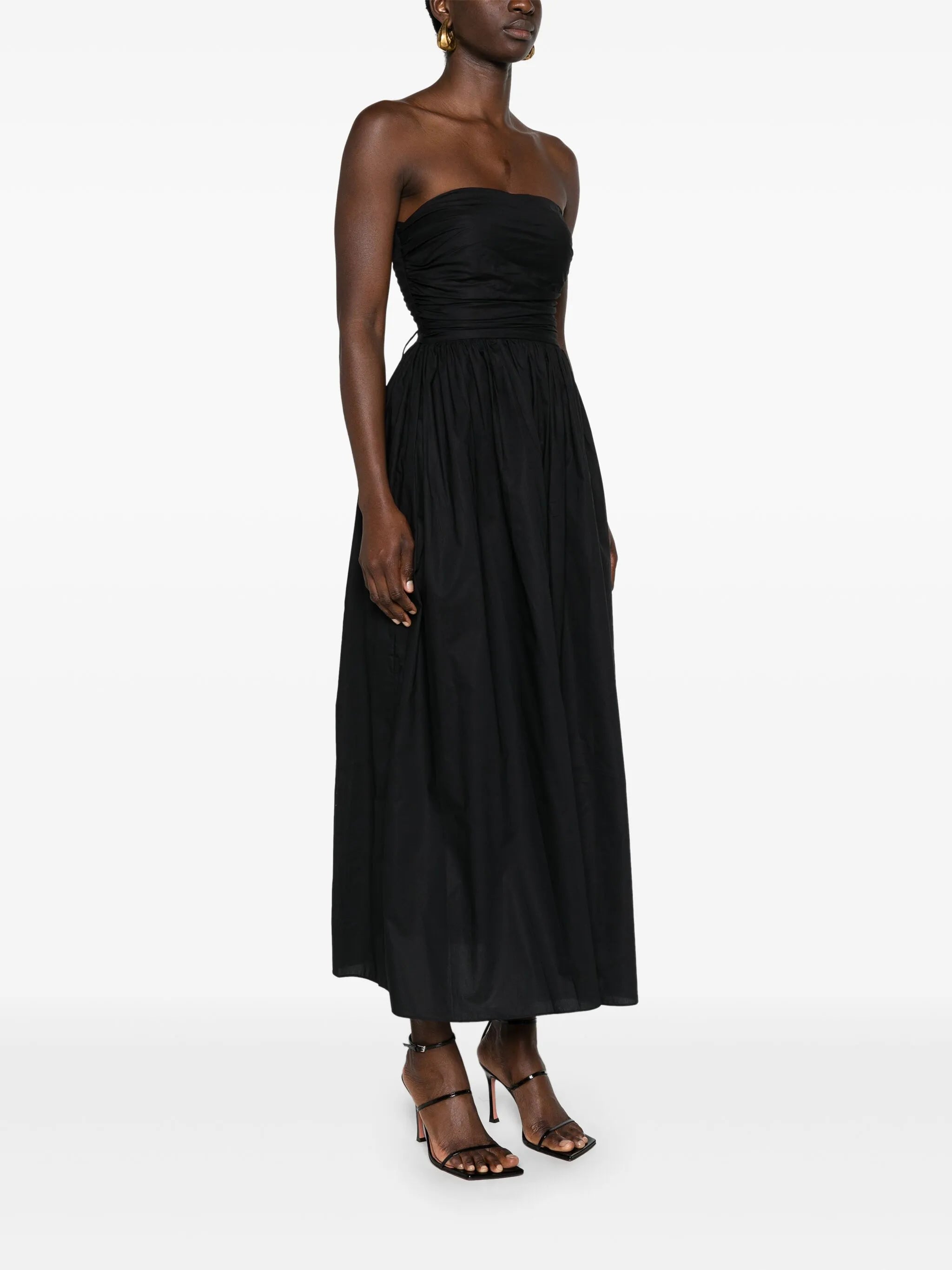 Aline strapless midi dress