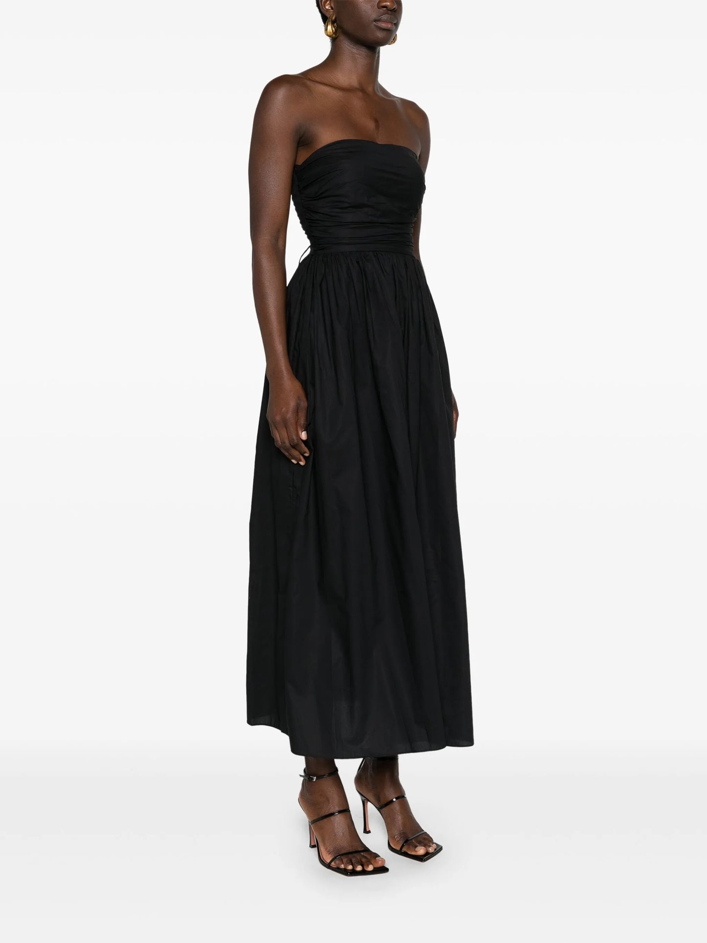 Aline strapless midi dress