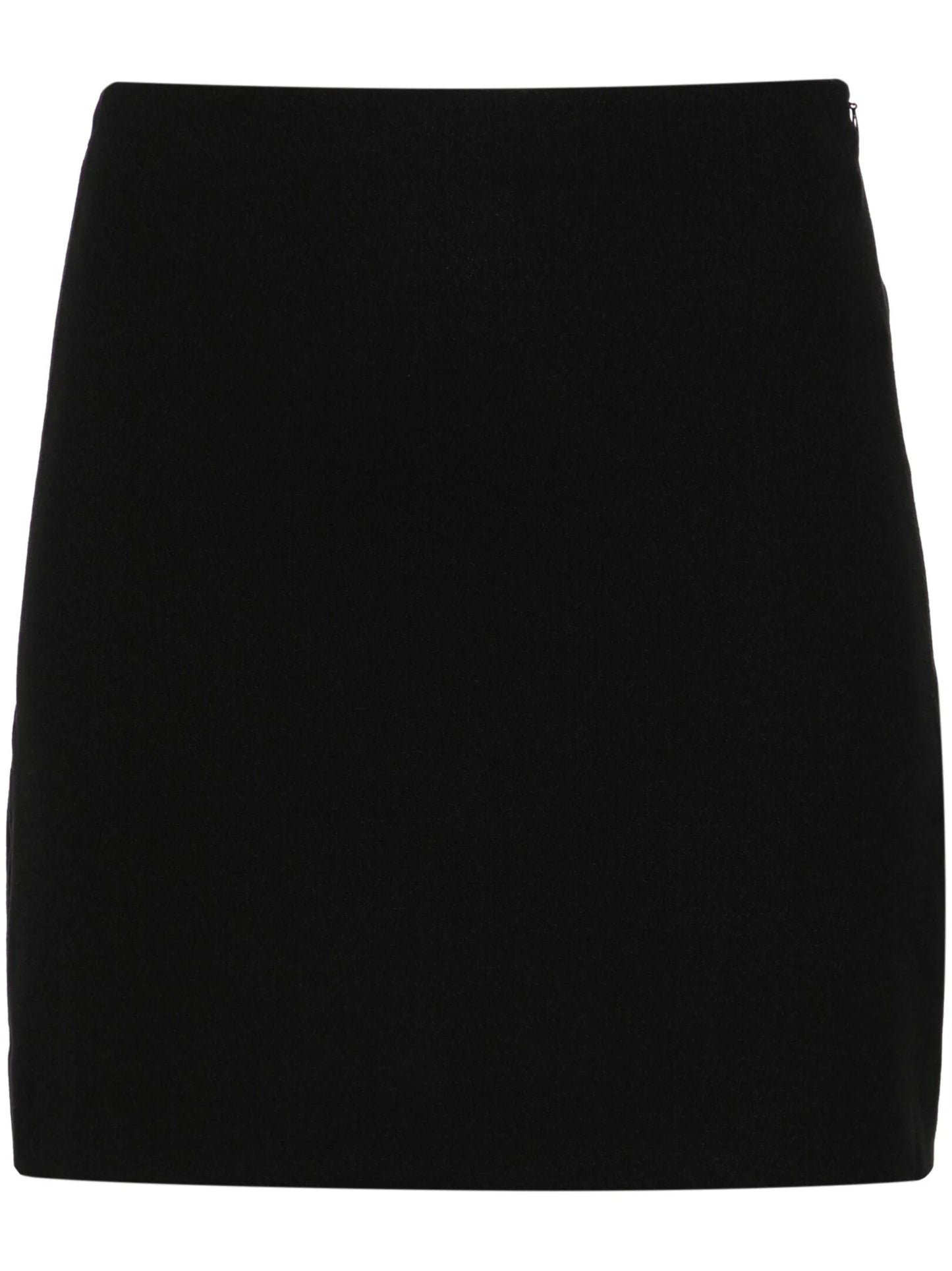 A-line crepe miniskirt
