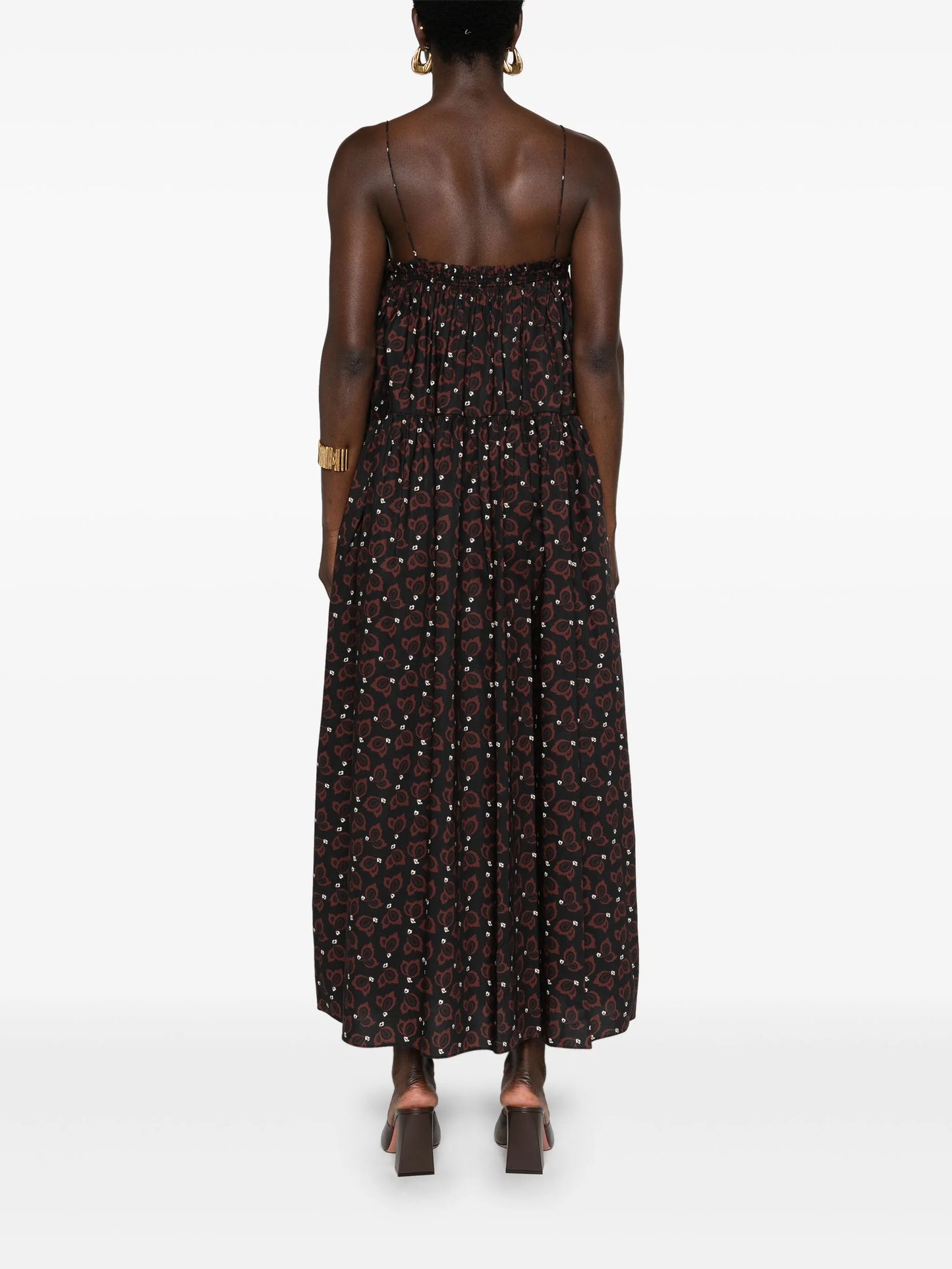 Casabalanca tiered maxi dress