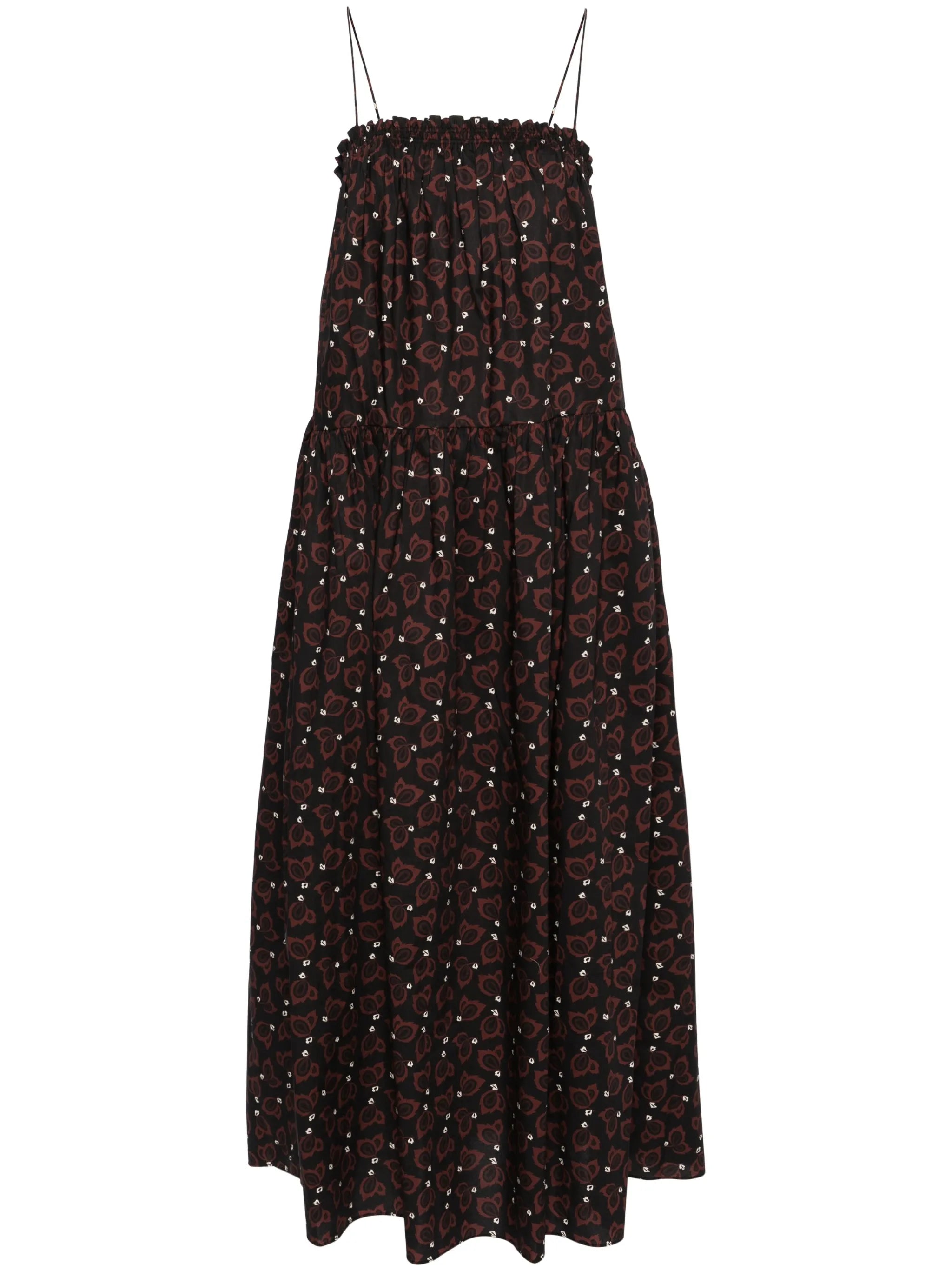 Casabalanca tiered maxi dress