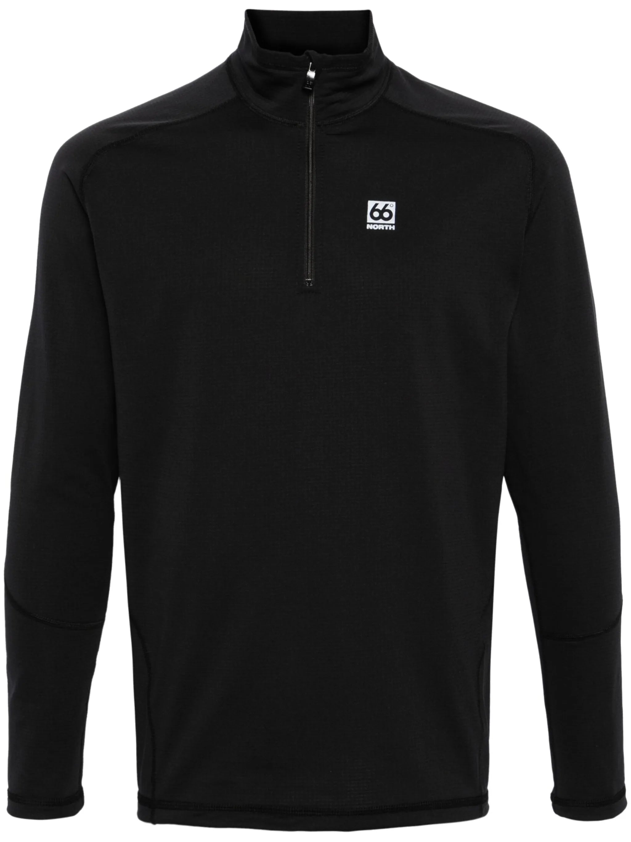 Grettir zipped performance T-shirt