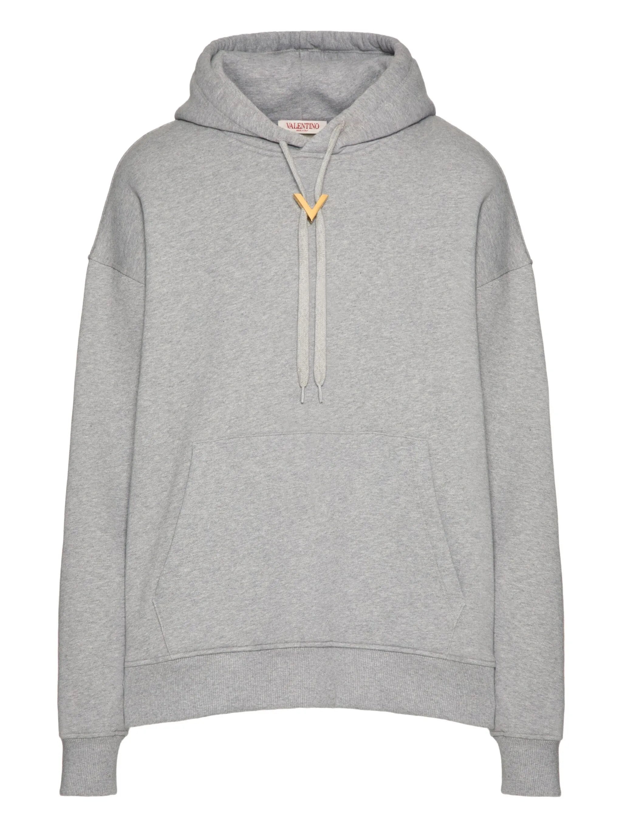 V-detail hoodie