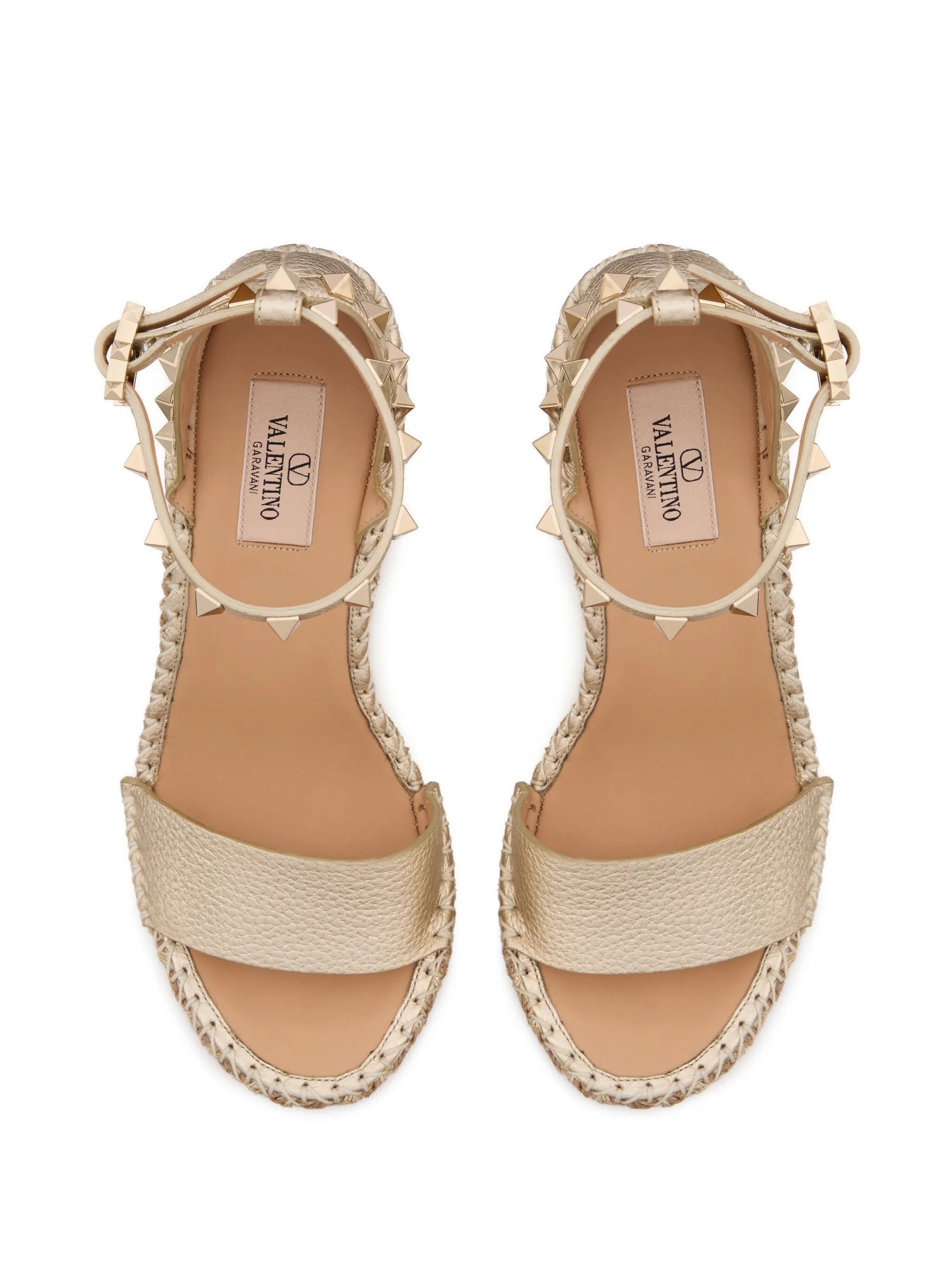 Rockstud wedge sandals