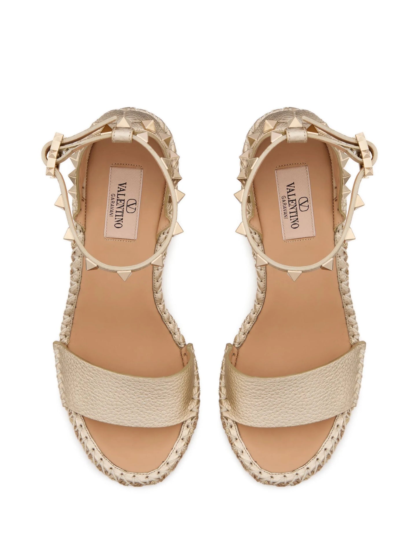 Rockstud wedge sandals