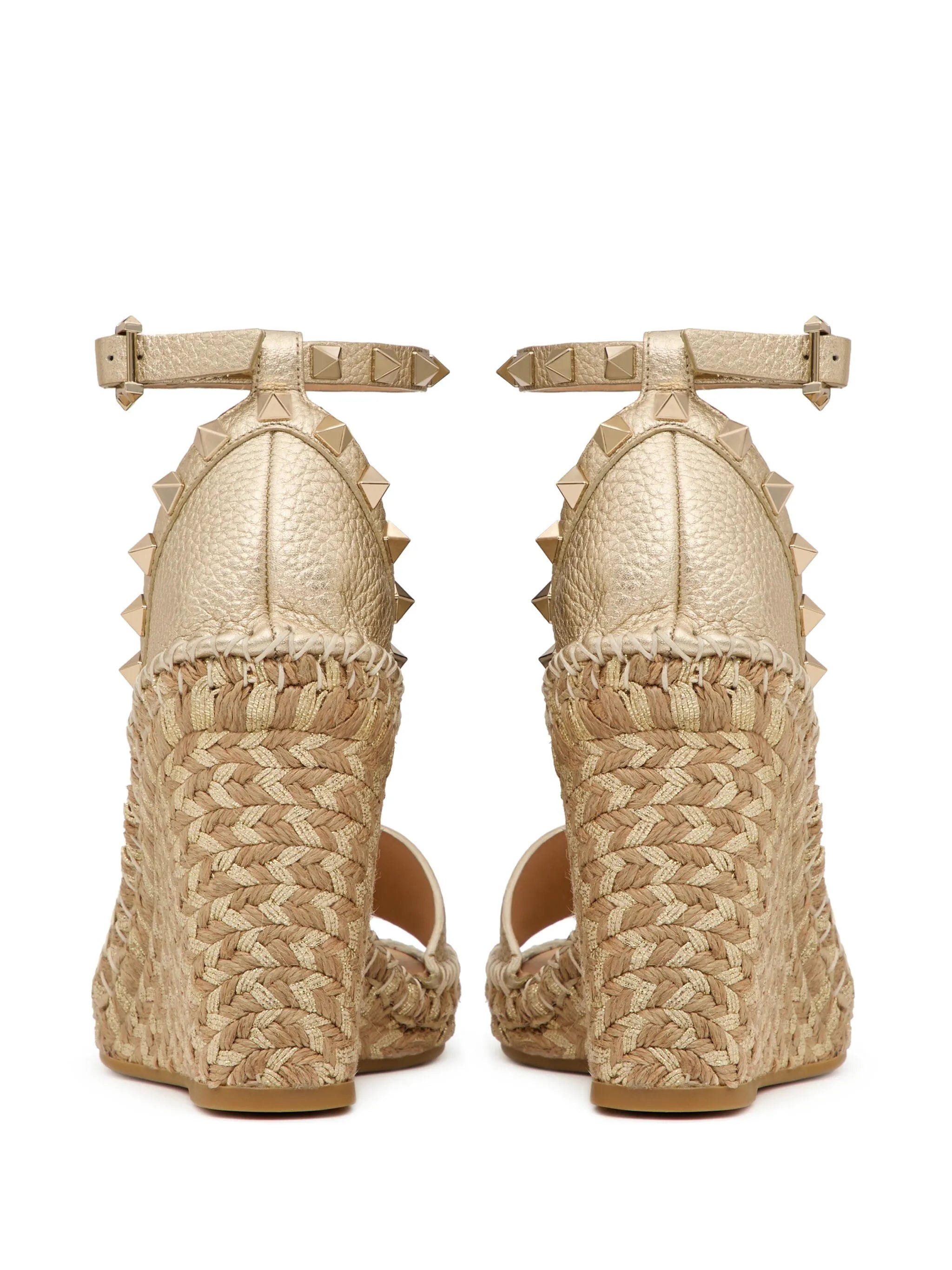 Rockstud wedge sandals