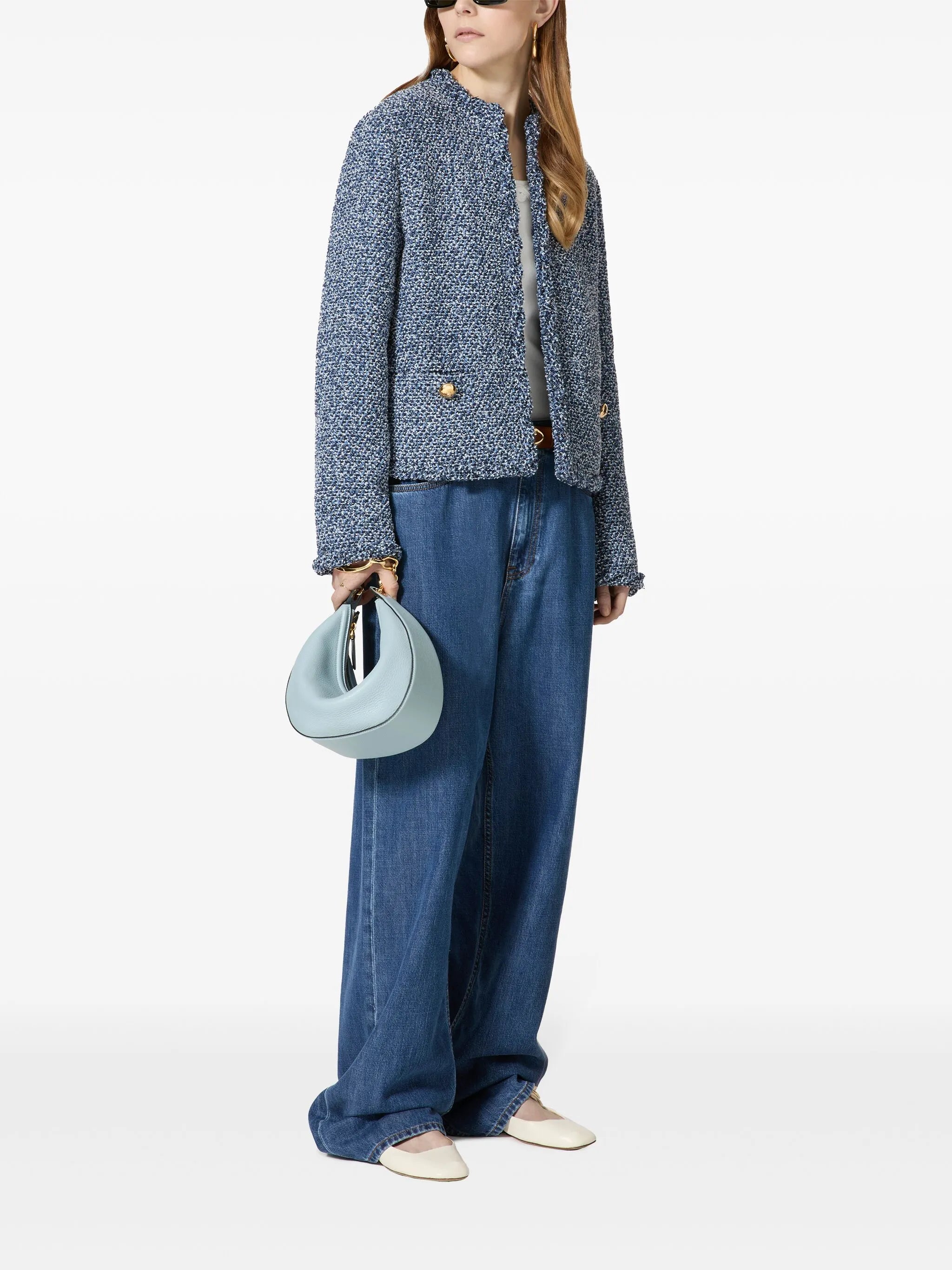 denim tweed jacket