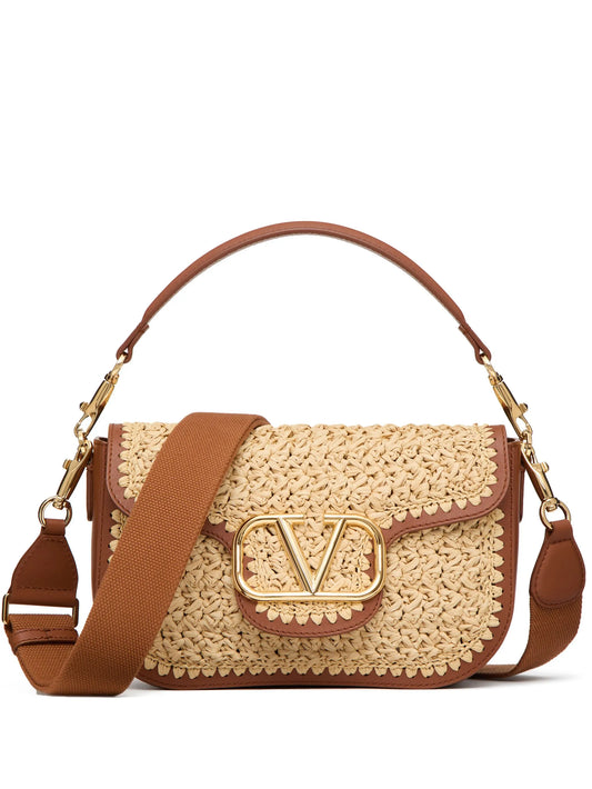 Alltime raffia shoulder bag