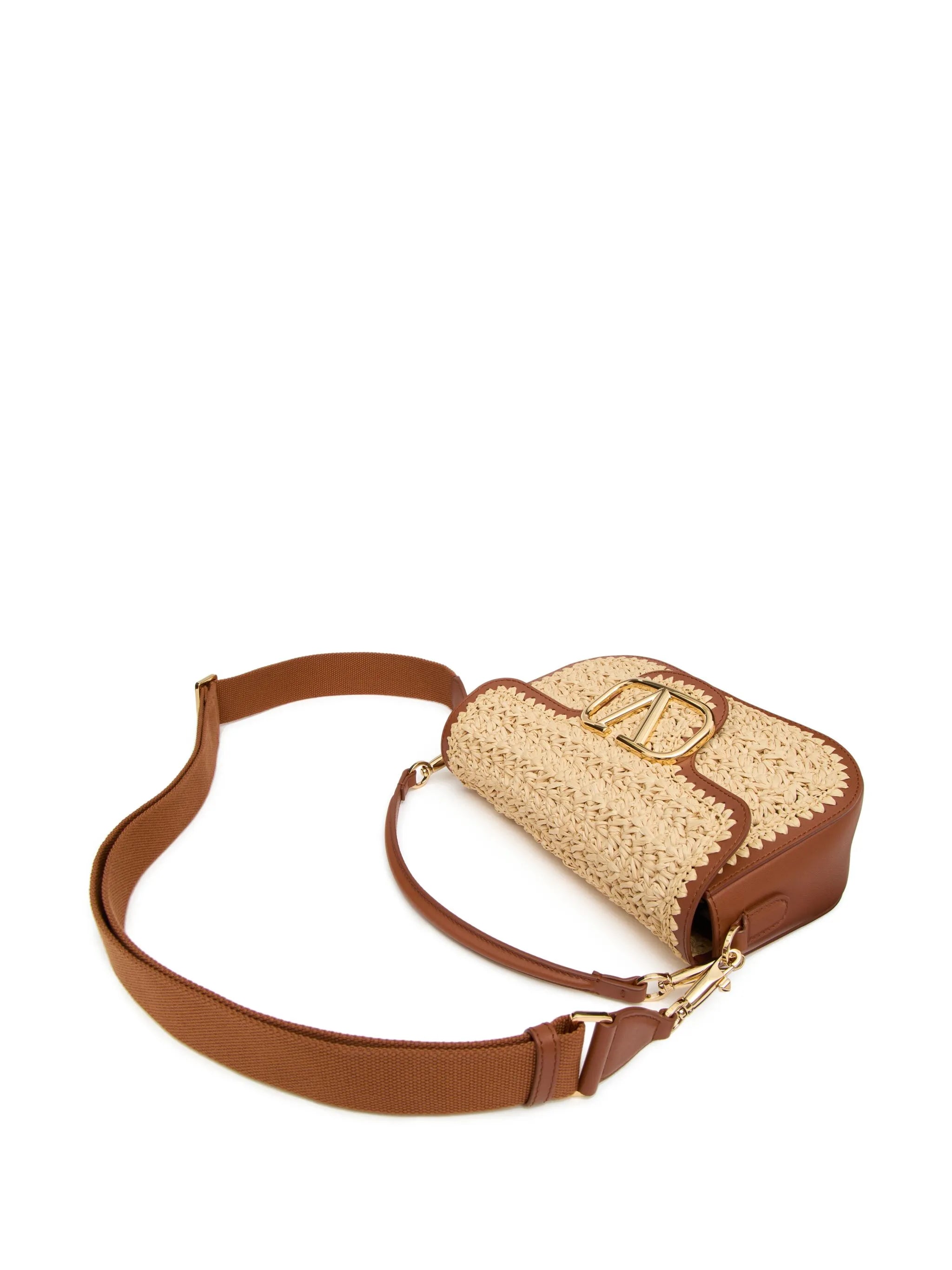 Alltime raffia shoulder bag