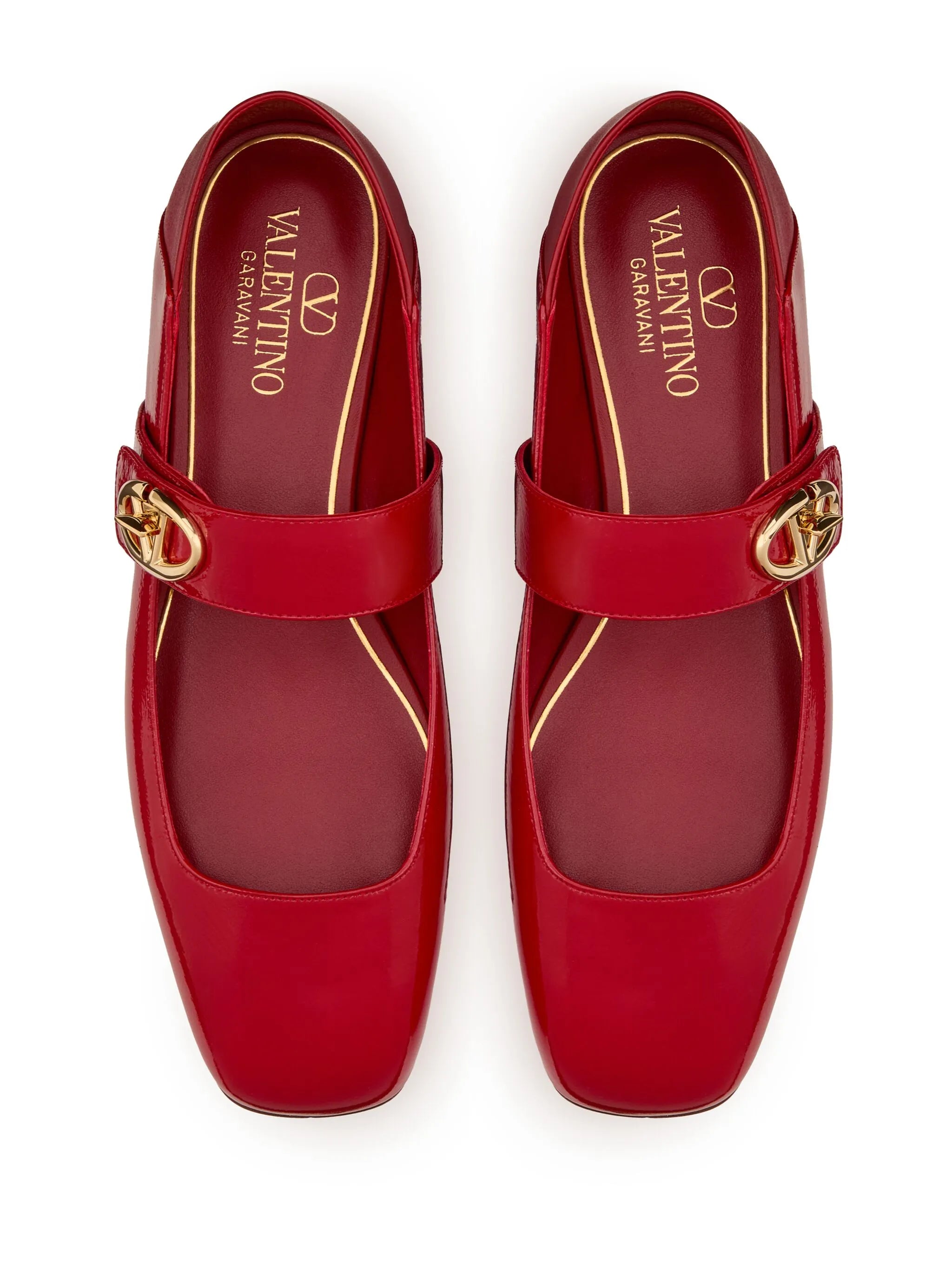 VLogo Locker Mary-Jane ballerina shoes