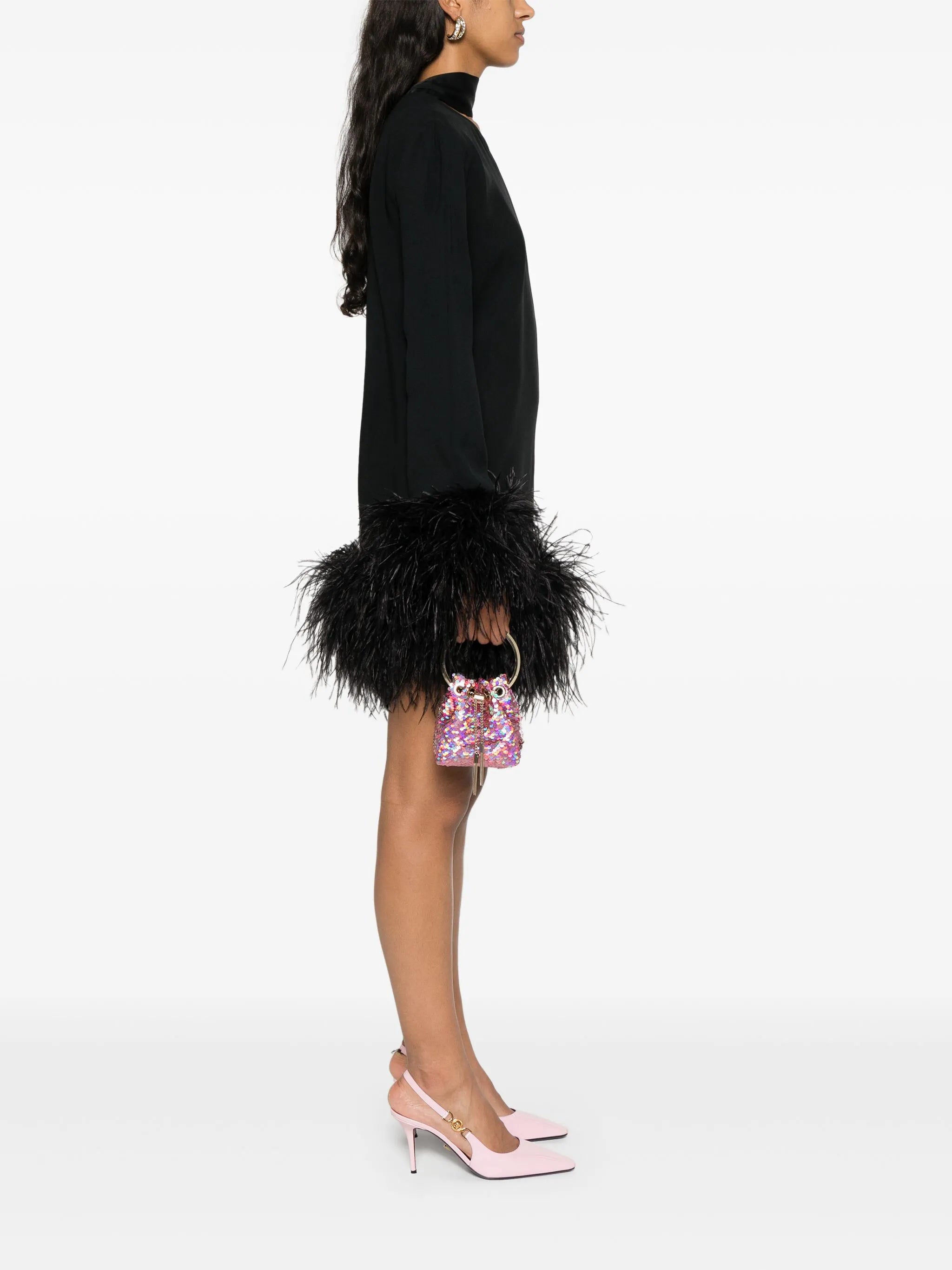 micro Bon Bon bucket bag