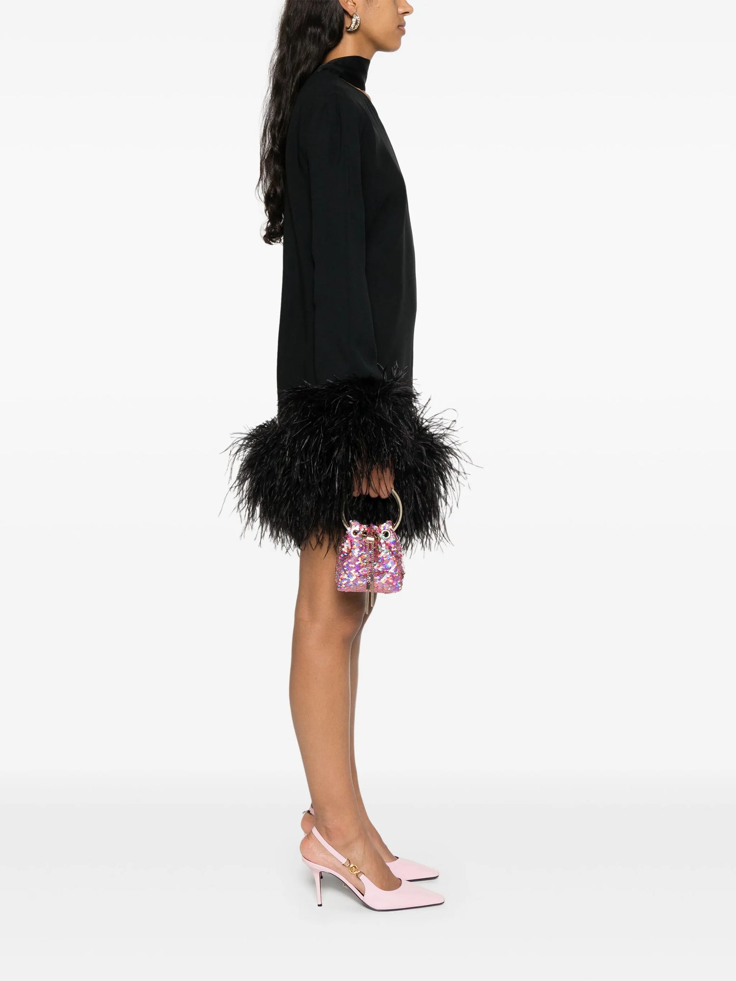 micro Bon Bon bucket bag