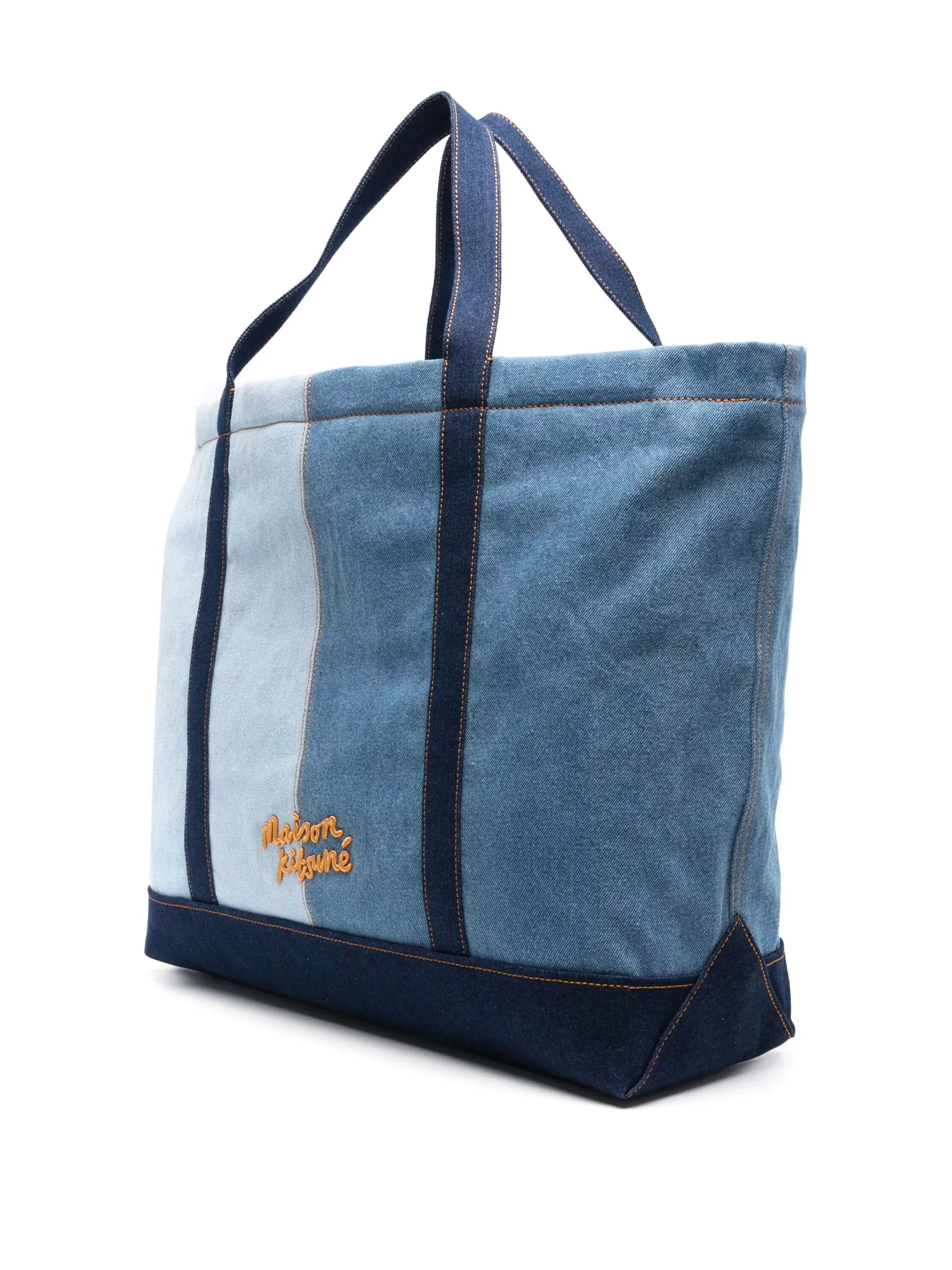 Fox Head-print tote bag