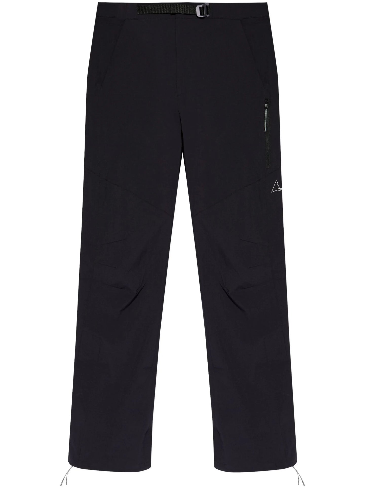 logo-engraved tapered trousers